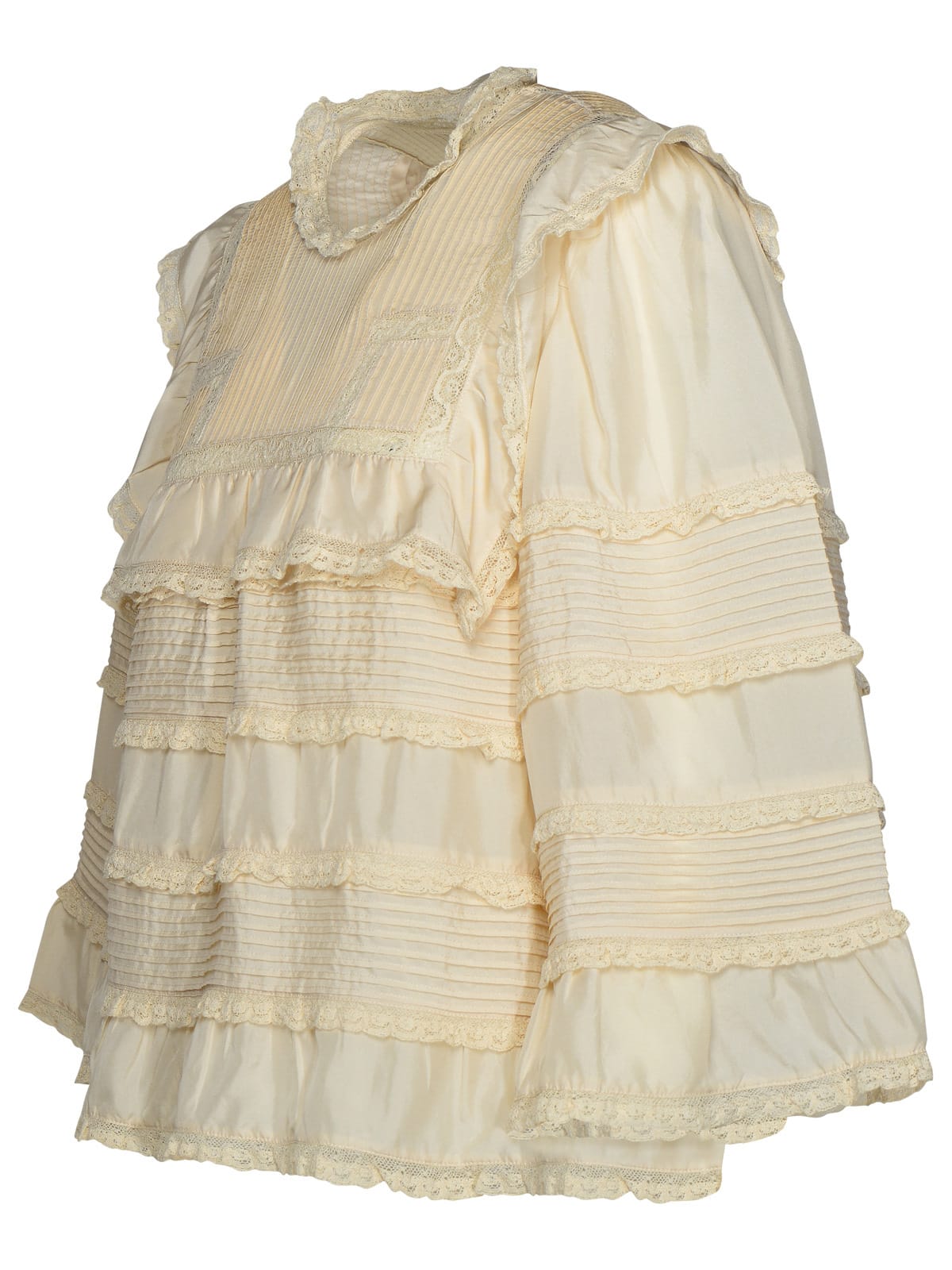 Isabel Marant Zalmara Blouse In Beige