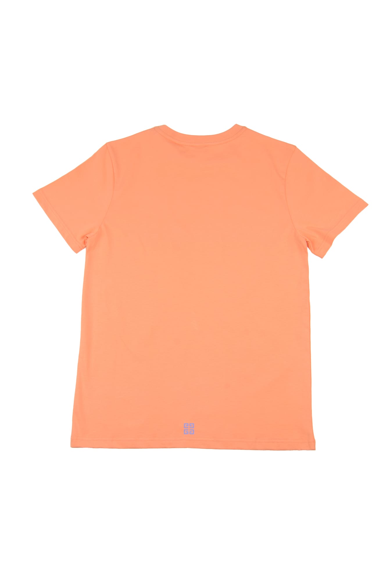 Shop Givenchy Logo Print Regular T-shirt In Orange