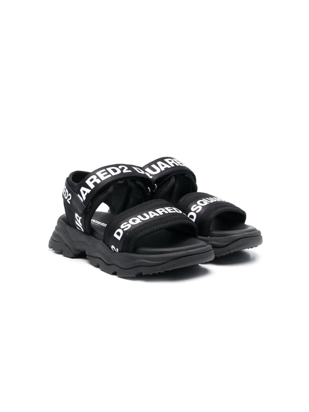 DSQUARED2 SANDALS WITH PRINT