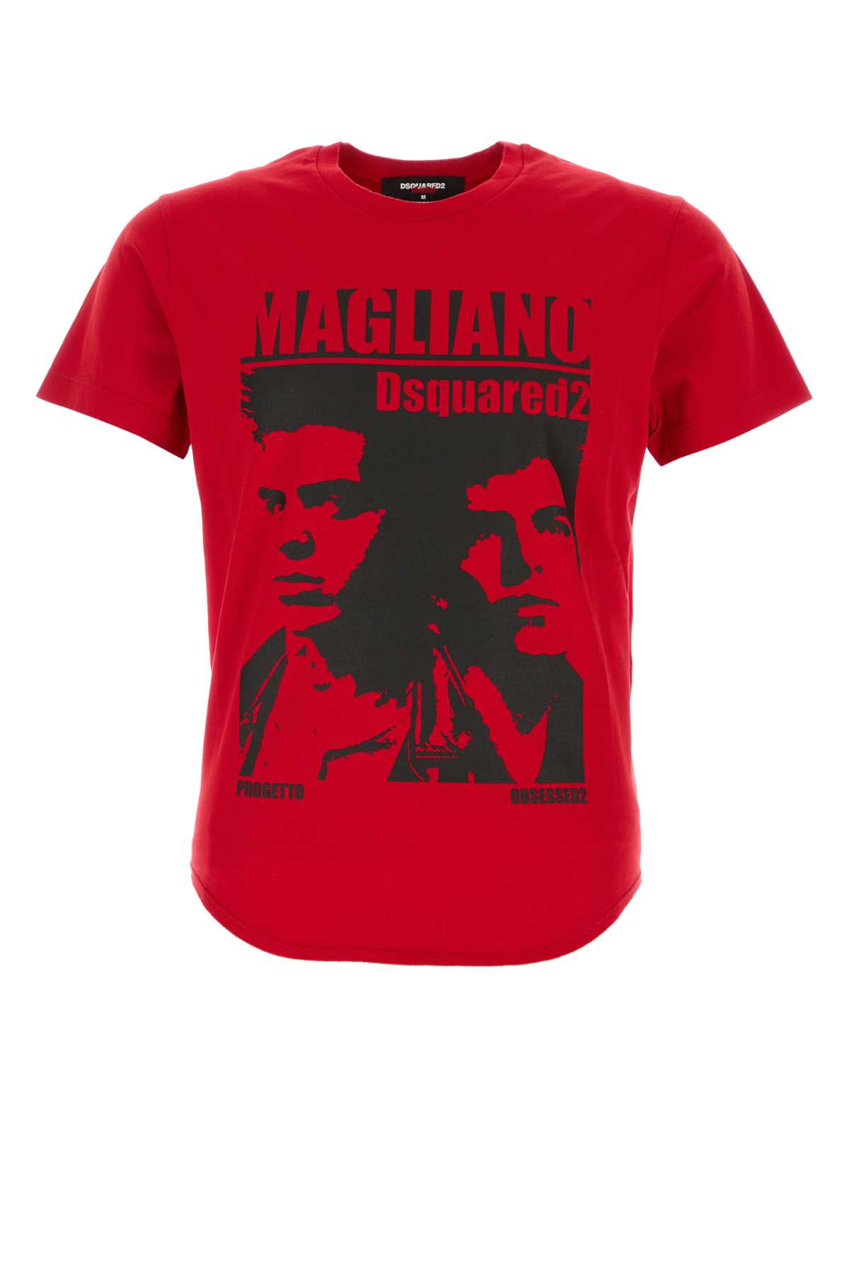 Dsquared2 Dsquared Red Cotton Dsquared X Magliano T-shirt In Red