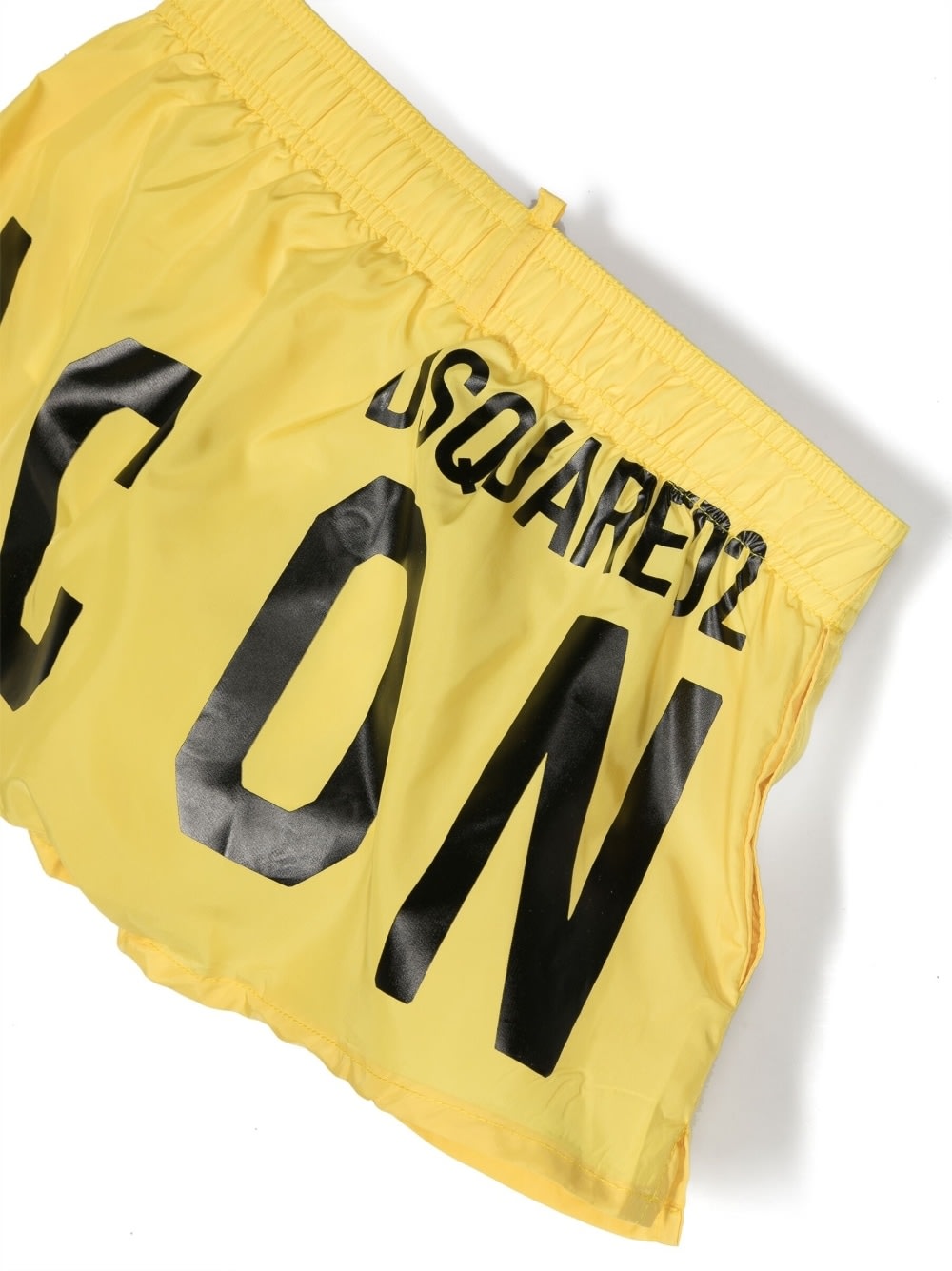 Shop Dsquared2 Swimsuit With Icon Print In Yellow