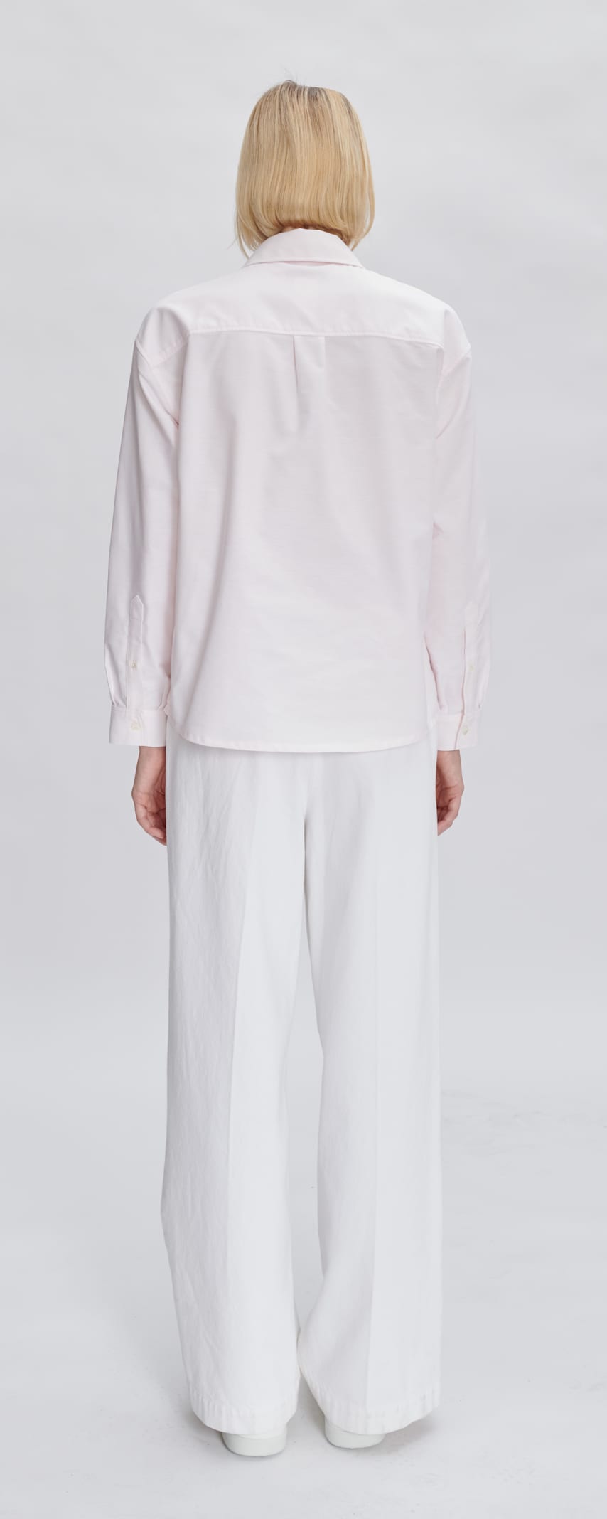Apc Chemise Boyfriend Brodee A.p.c. In Fab Rose Pale