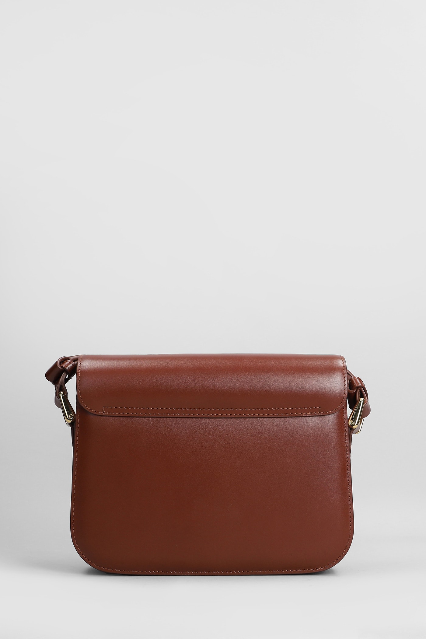 APC GRACE SMALL SHOULDER BAG IN LEATHER COLOR LEATHER 