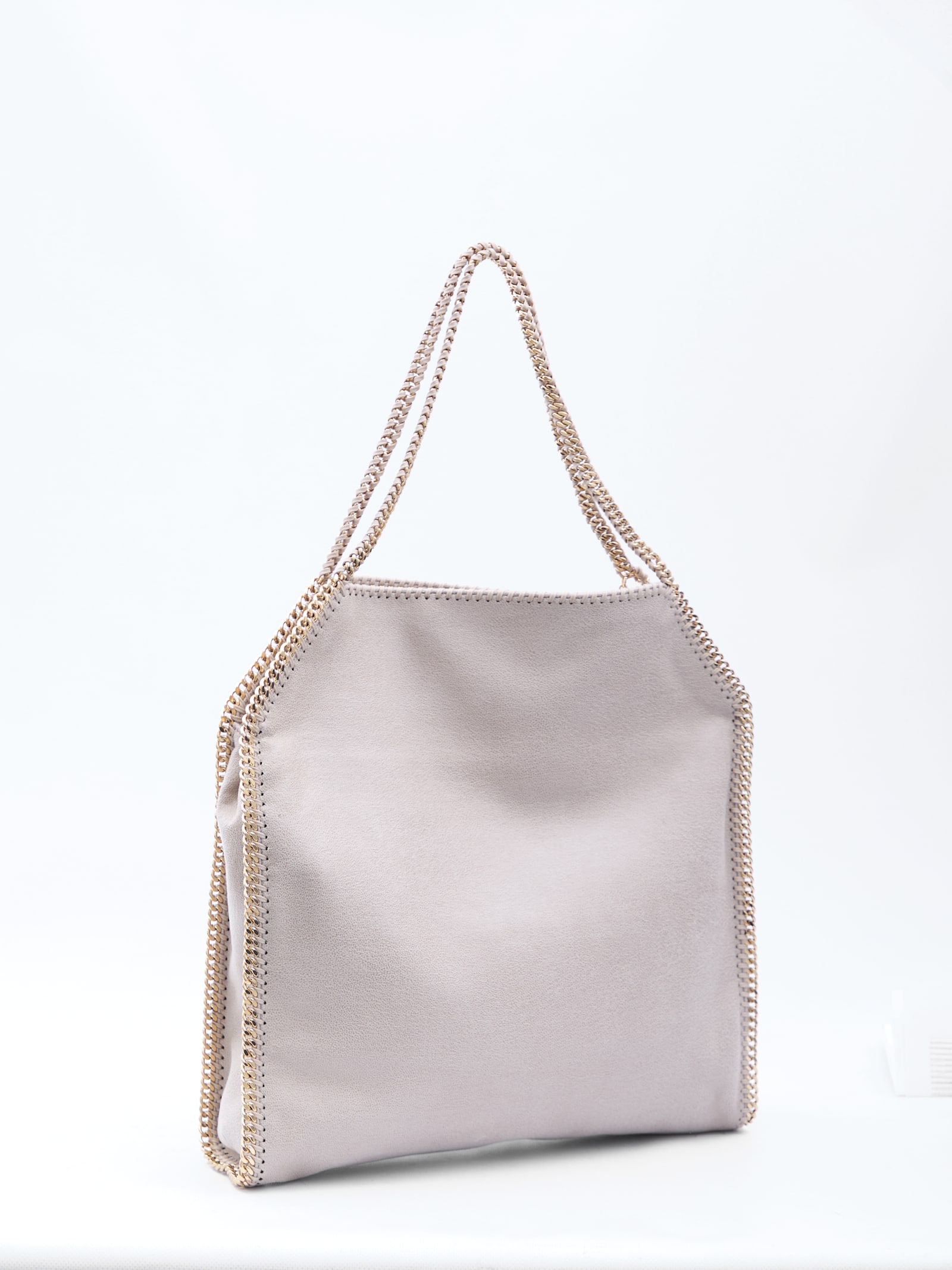 Stella Mccartney Foldable Falabella Tote Bag In Butter Cream
