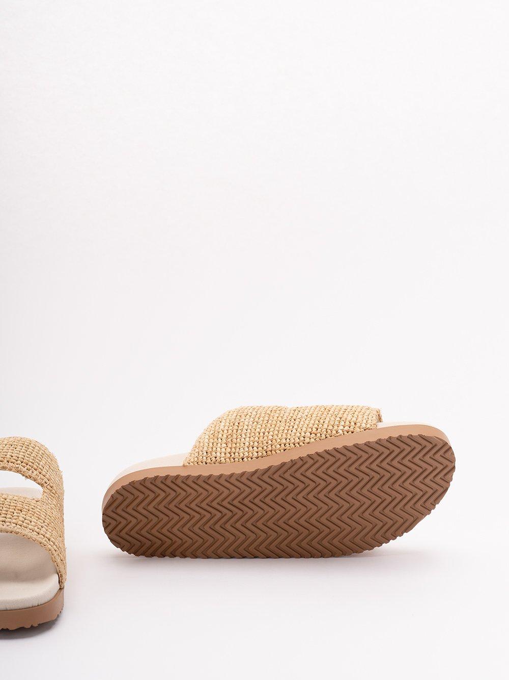 DSQUARED2 TEXTURED SLIDE SANDALS DSQUARED2