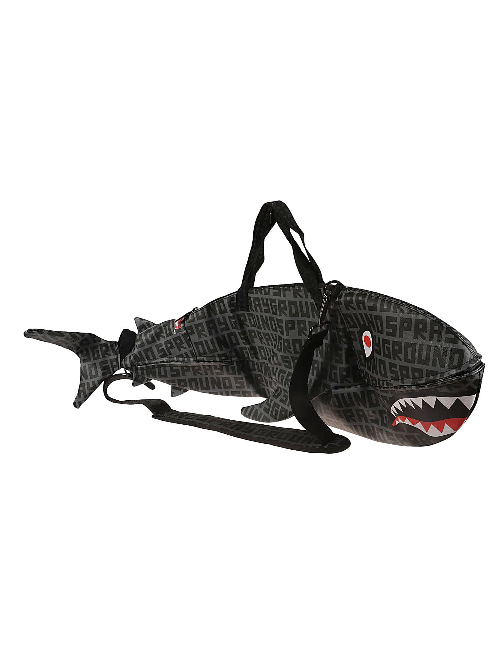 Split Infinity Check Shark-Shaped-Duffle - Sprayground