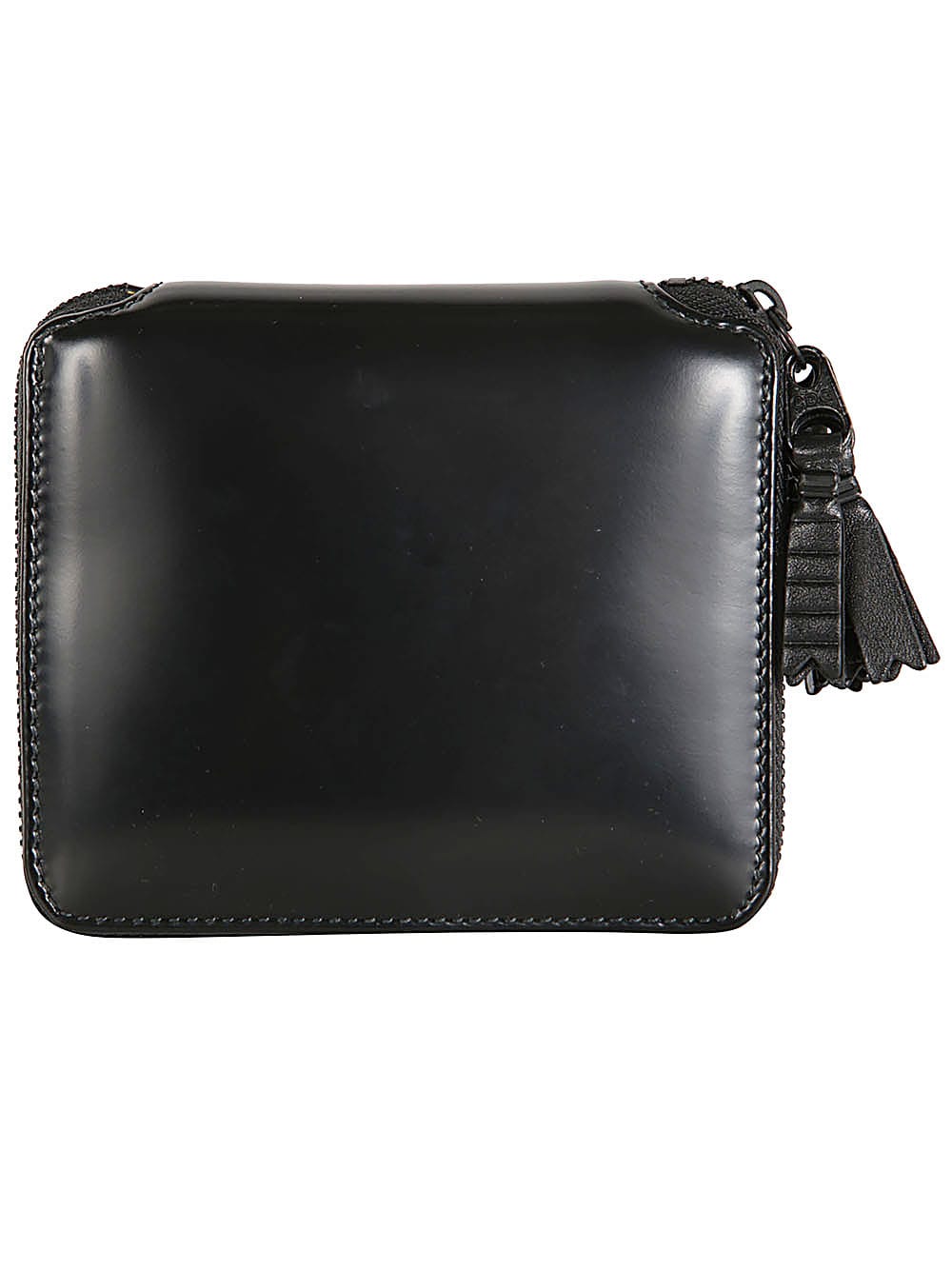 Shop Comme Des Garçons Zipper Medley Wallet In Black
