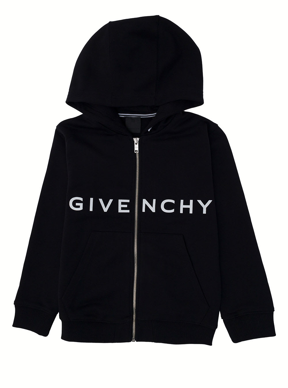 Givenchy Boy Blend Cotton Black Hoodie With Logo