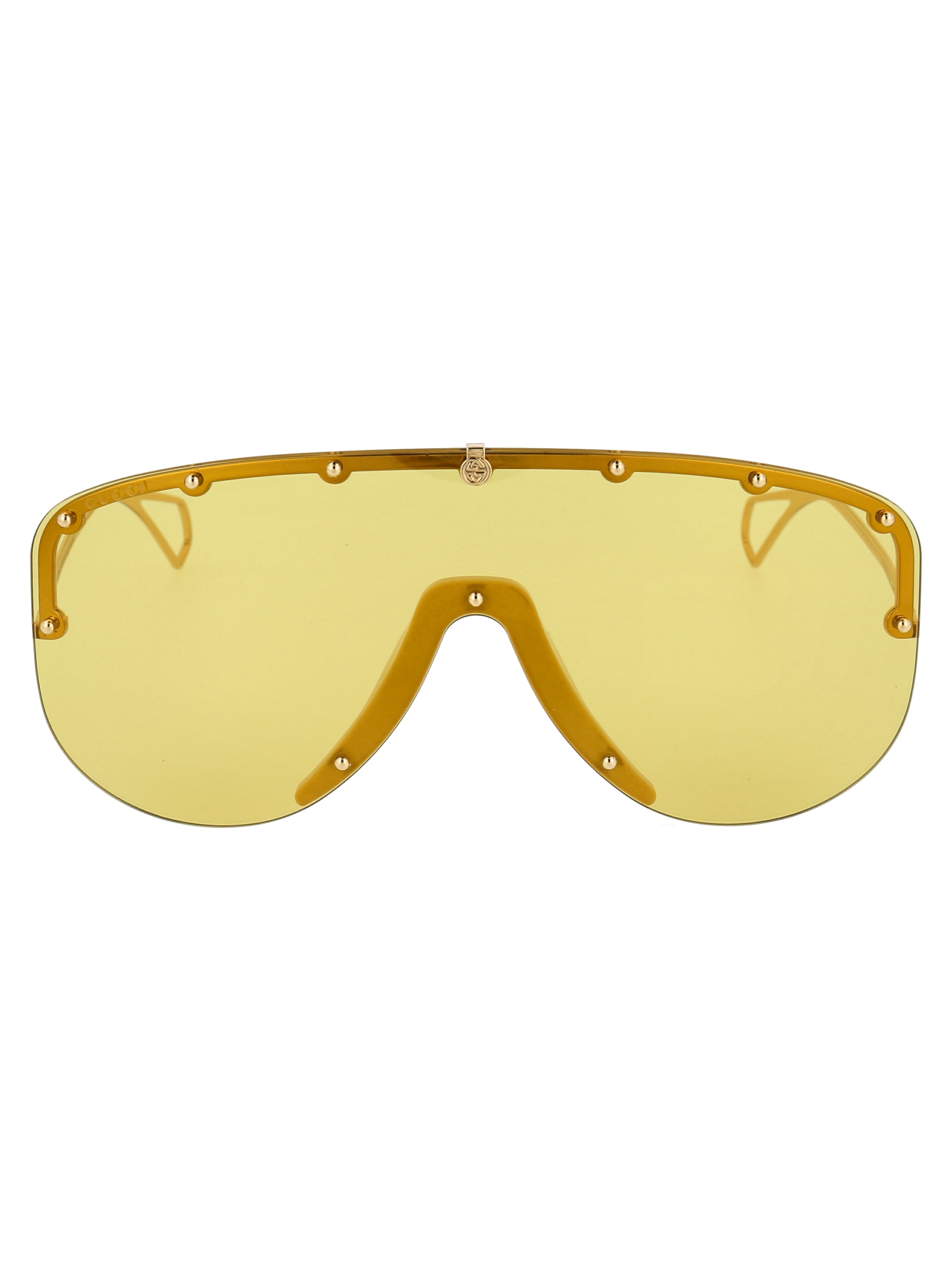 Gucci Sunglasses In Gold Gold Yellow