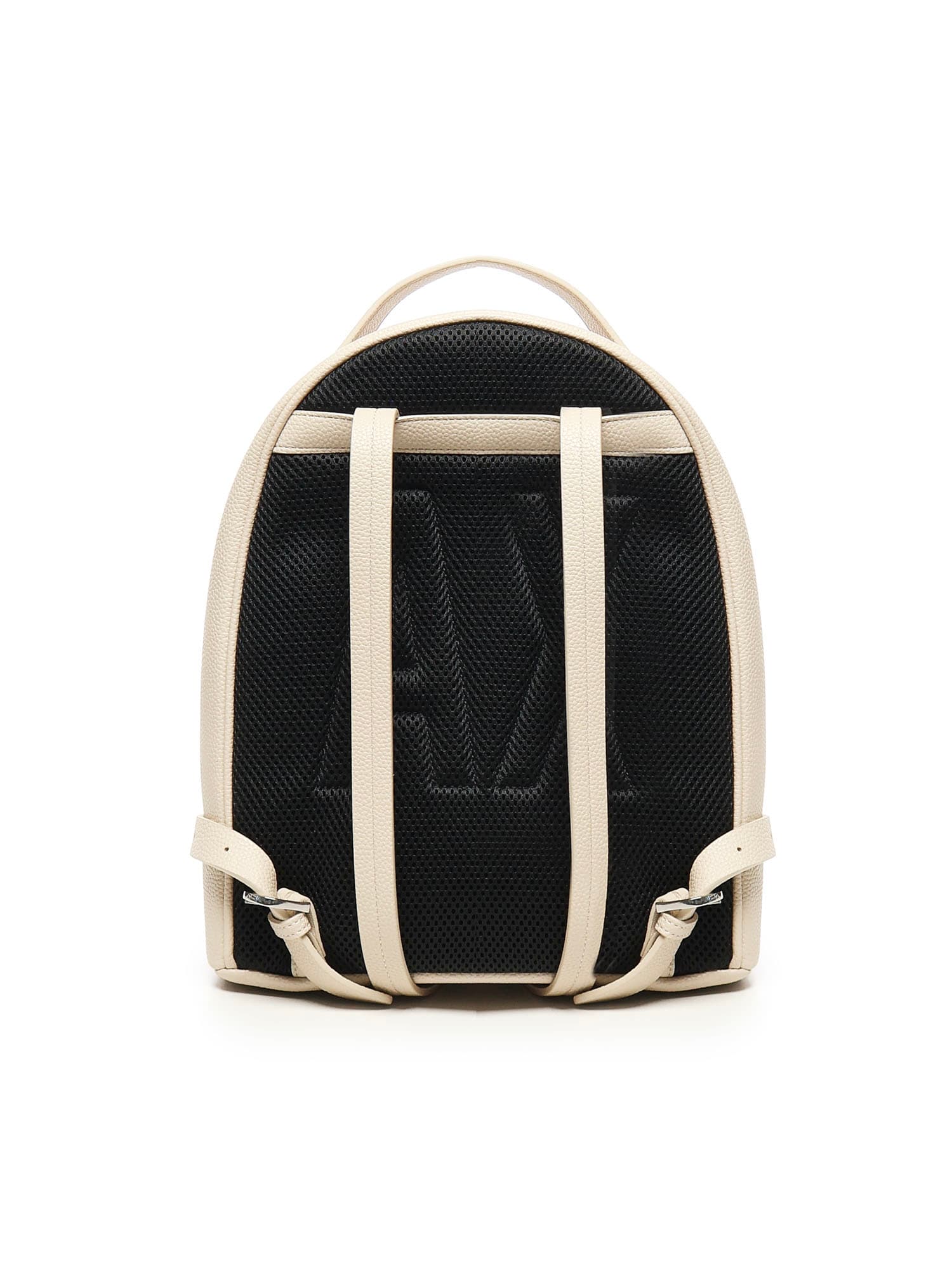 Armani Exchange Wave Backpack With Logo In White