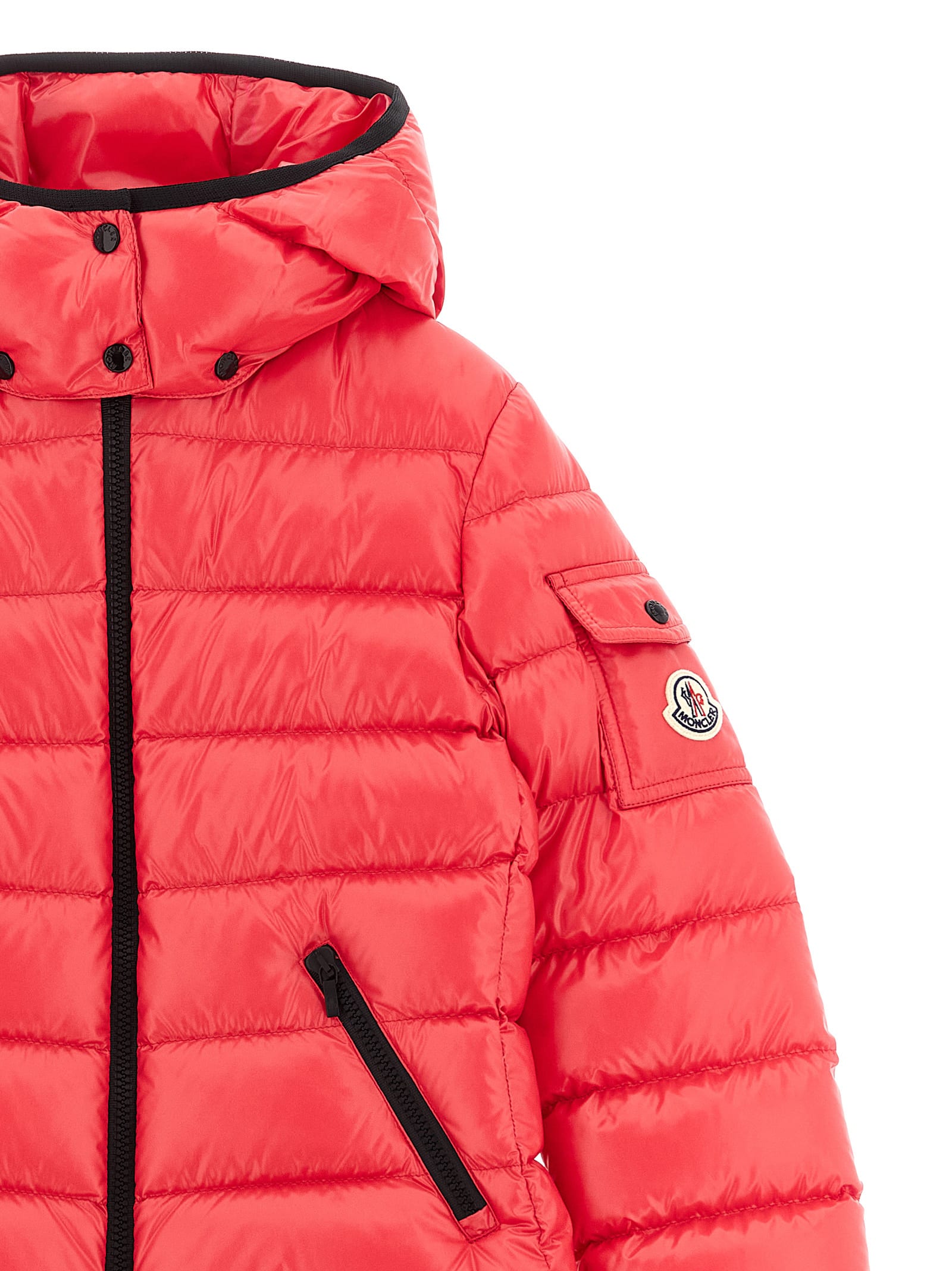 Moncler Bady Down Jacket In Red