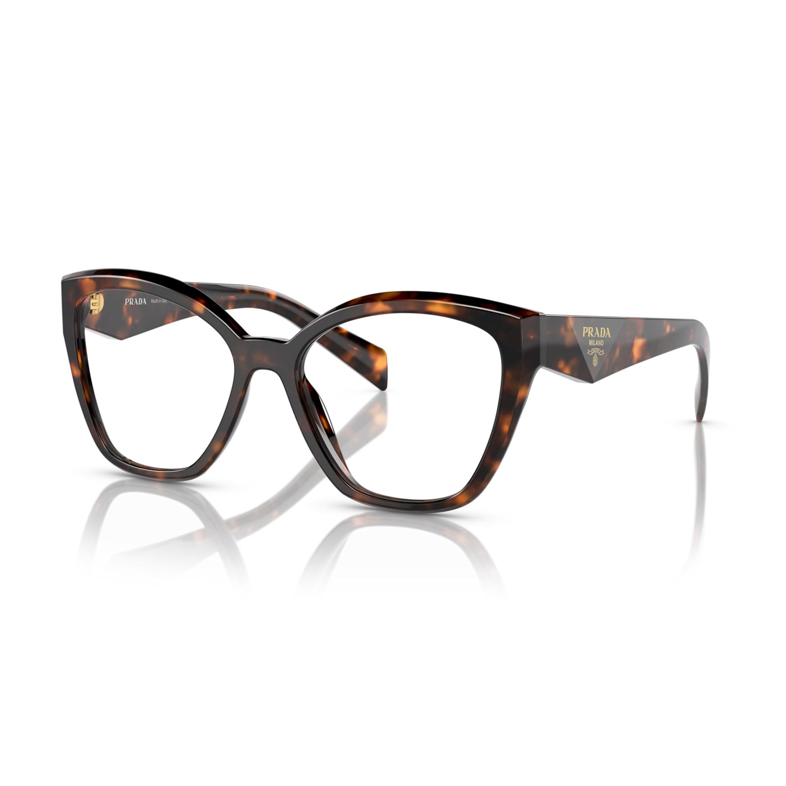 Shop Prada Glasses In Havana