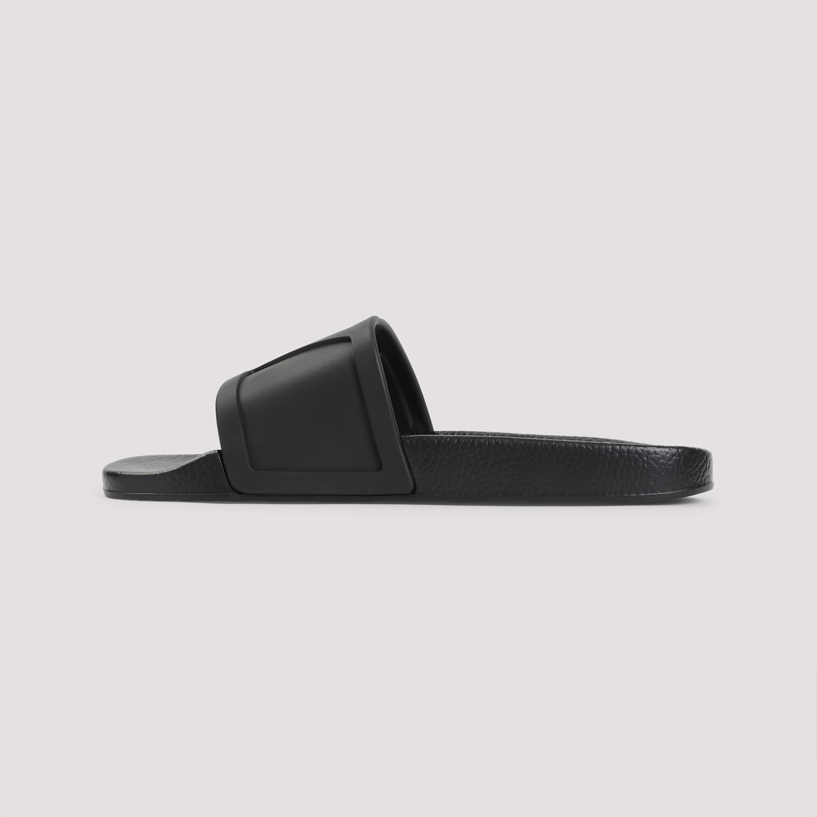 Valentino Pool Slide Coolside Slippers In Black
