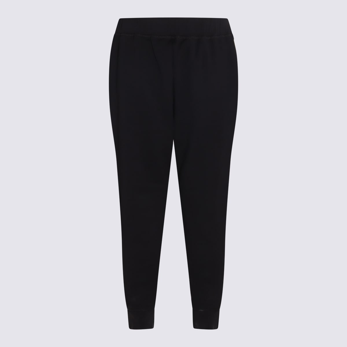 Shop Dsquared2 Black Cotton Icon Track Pants