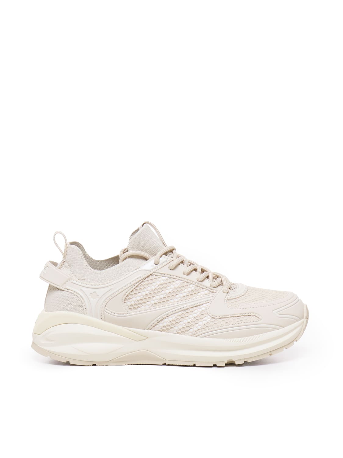 Shop Dsquared2 Sneakers Dash In Mesh In Beige