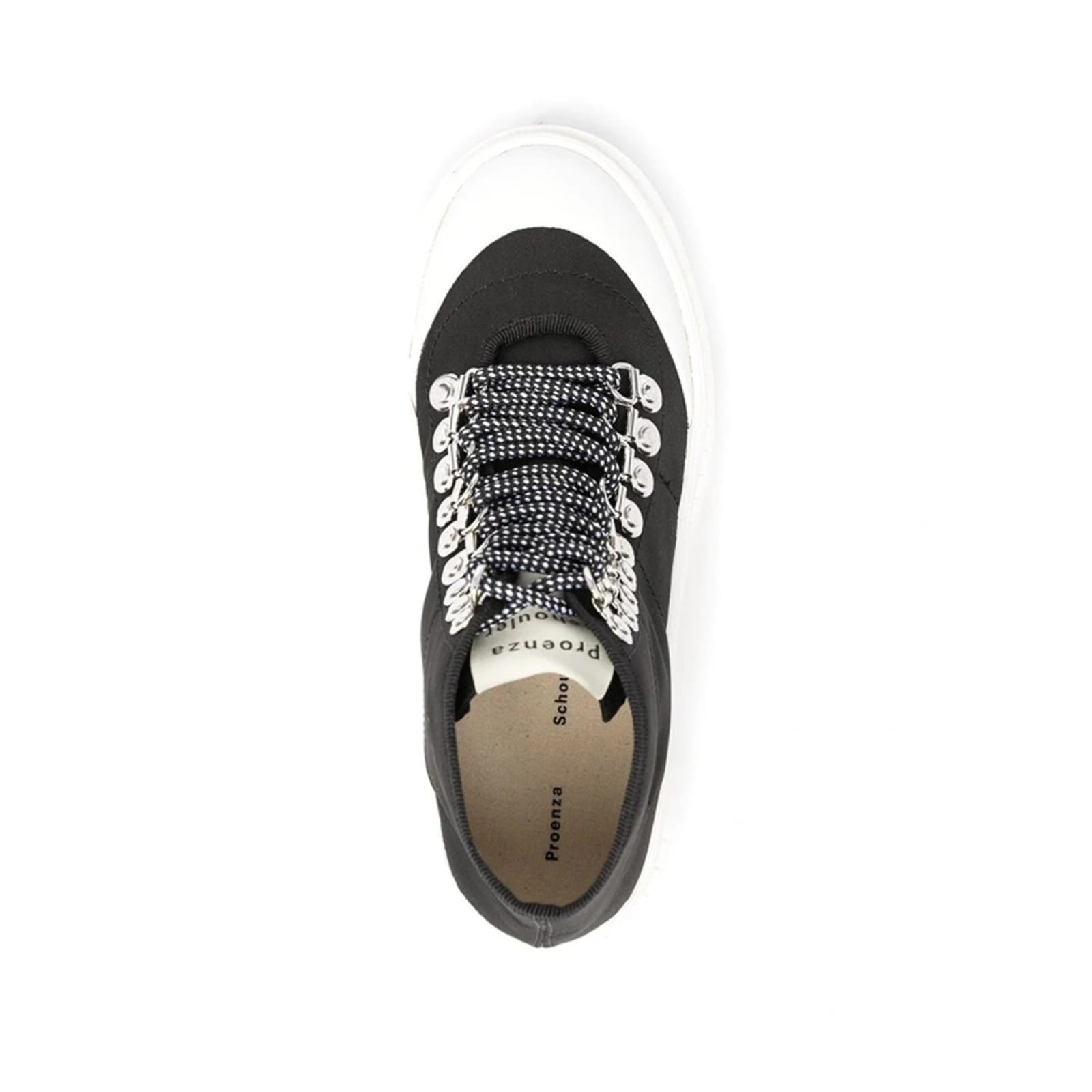 Shop Proenza Schouler Chunky-sole High-top Sneakers In Black