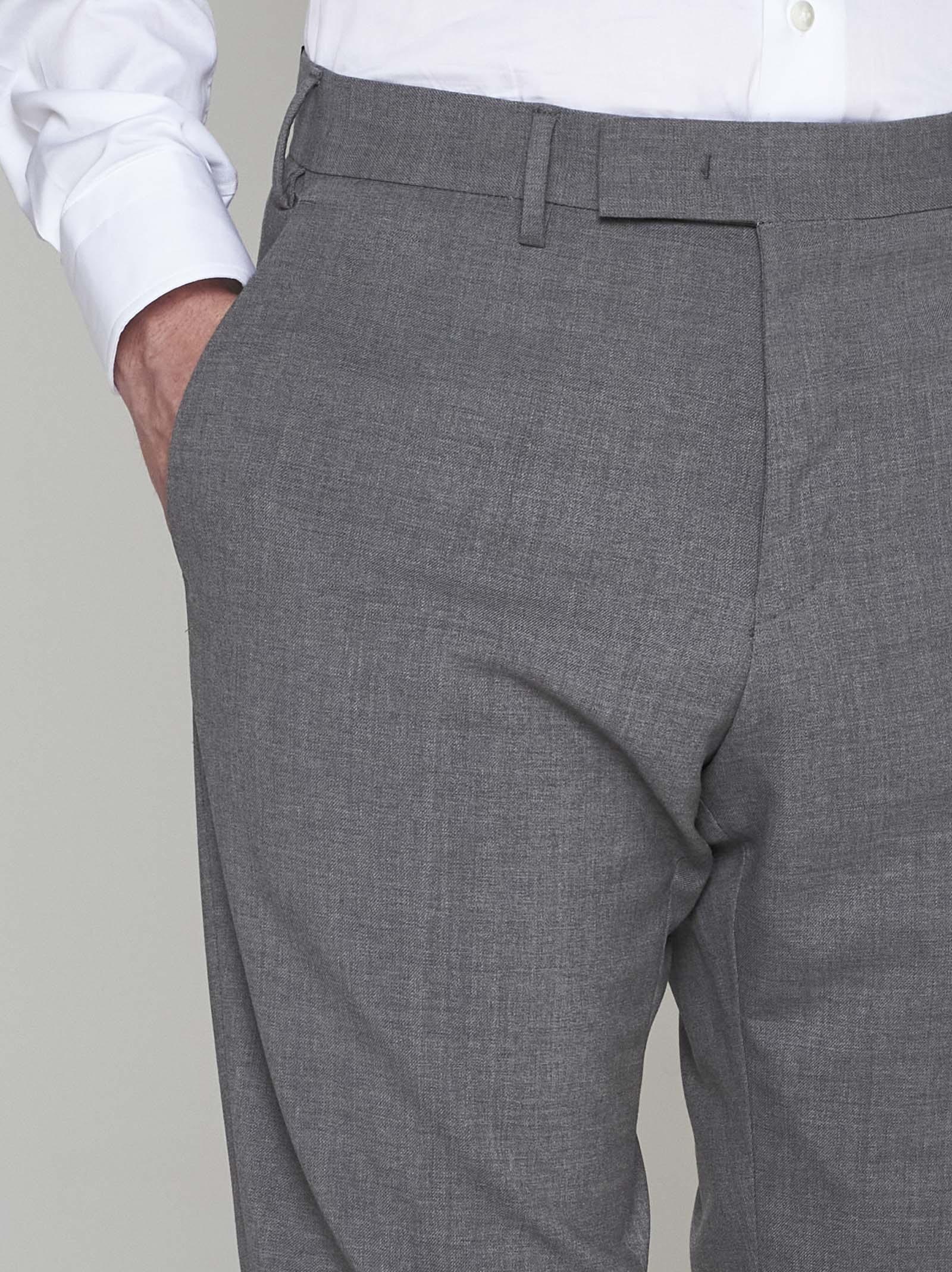 Pt Torino Rebel Stretch Wool Trousers In Non Definito