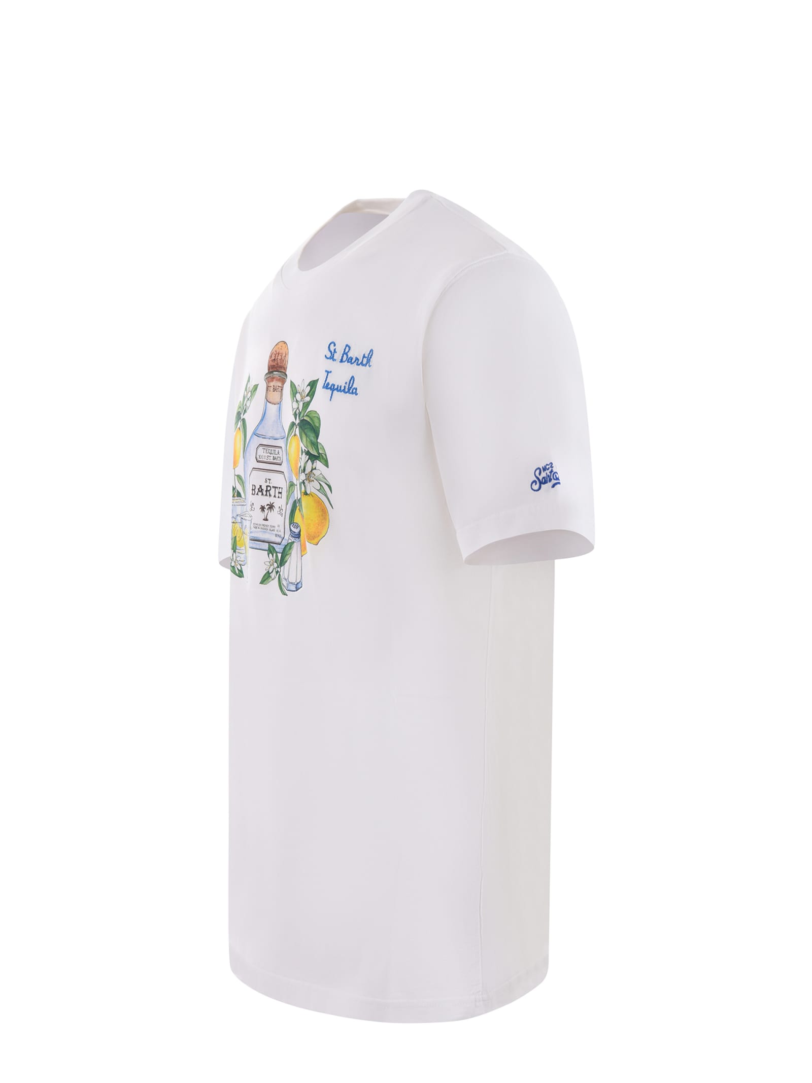 Shop Mc2 Saint Barth T-shirt In Bianco