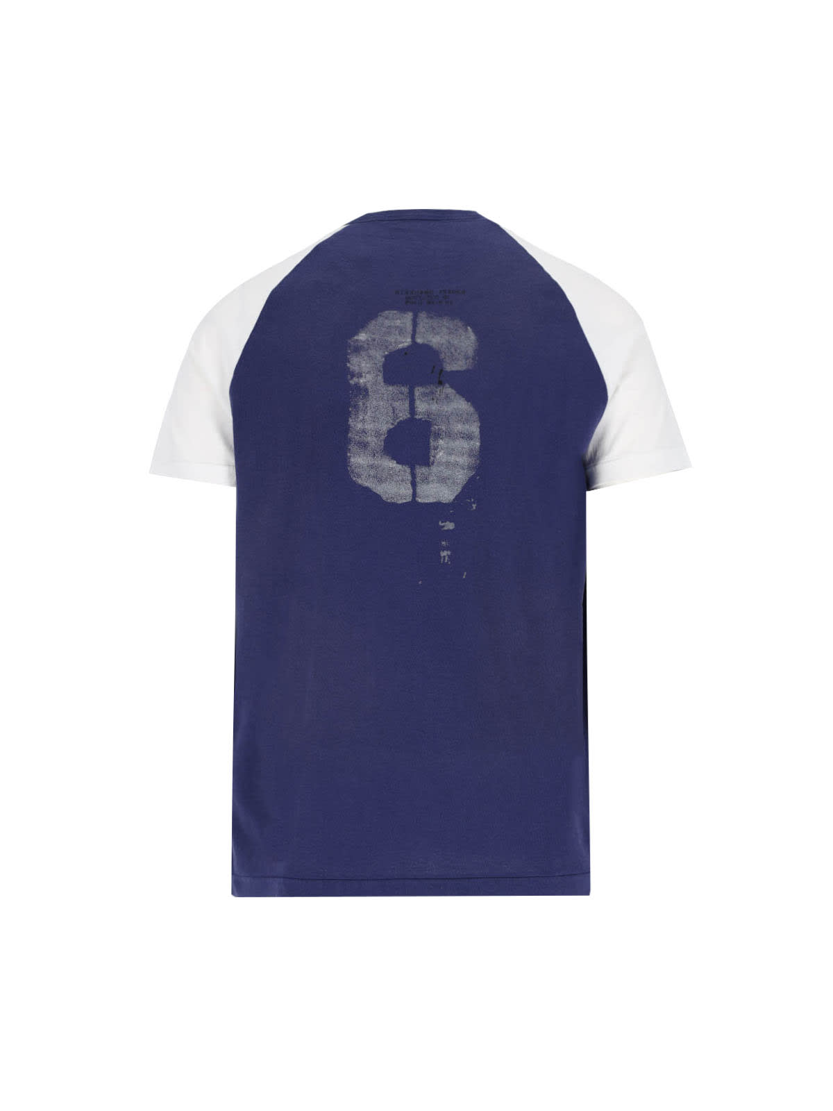 Polo Ralph Lauren Crew Neck Graphic Print Contrast Sleeves
