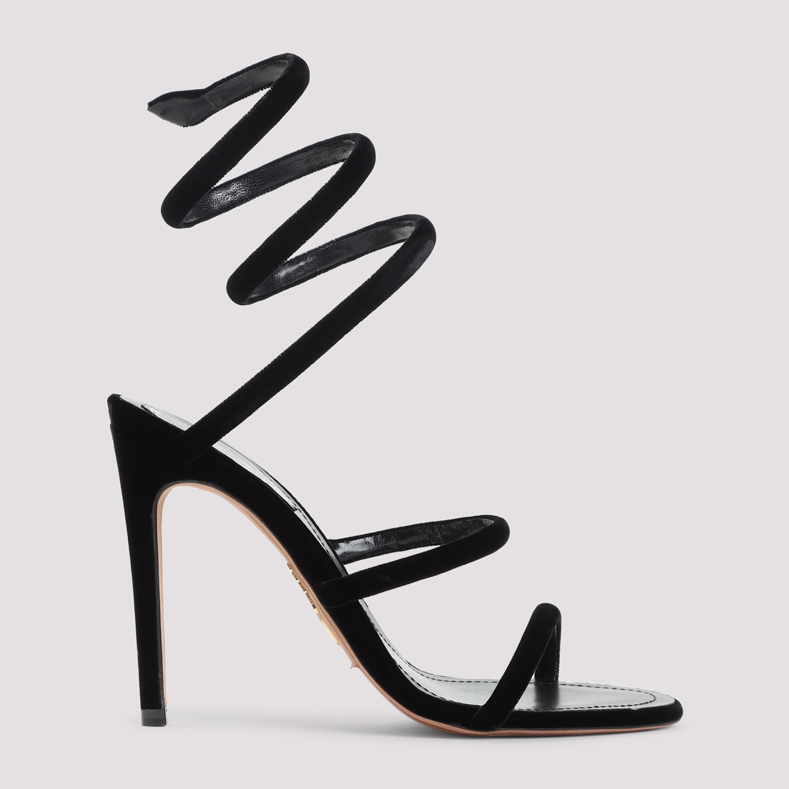 René Caovilla Velvet Snake Sandals - René Caovilla - Modalova