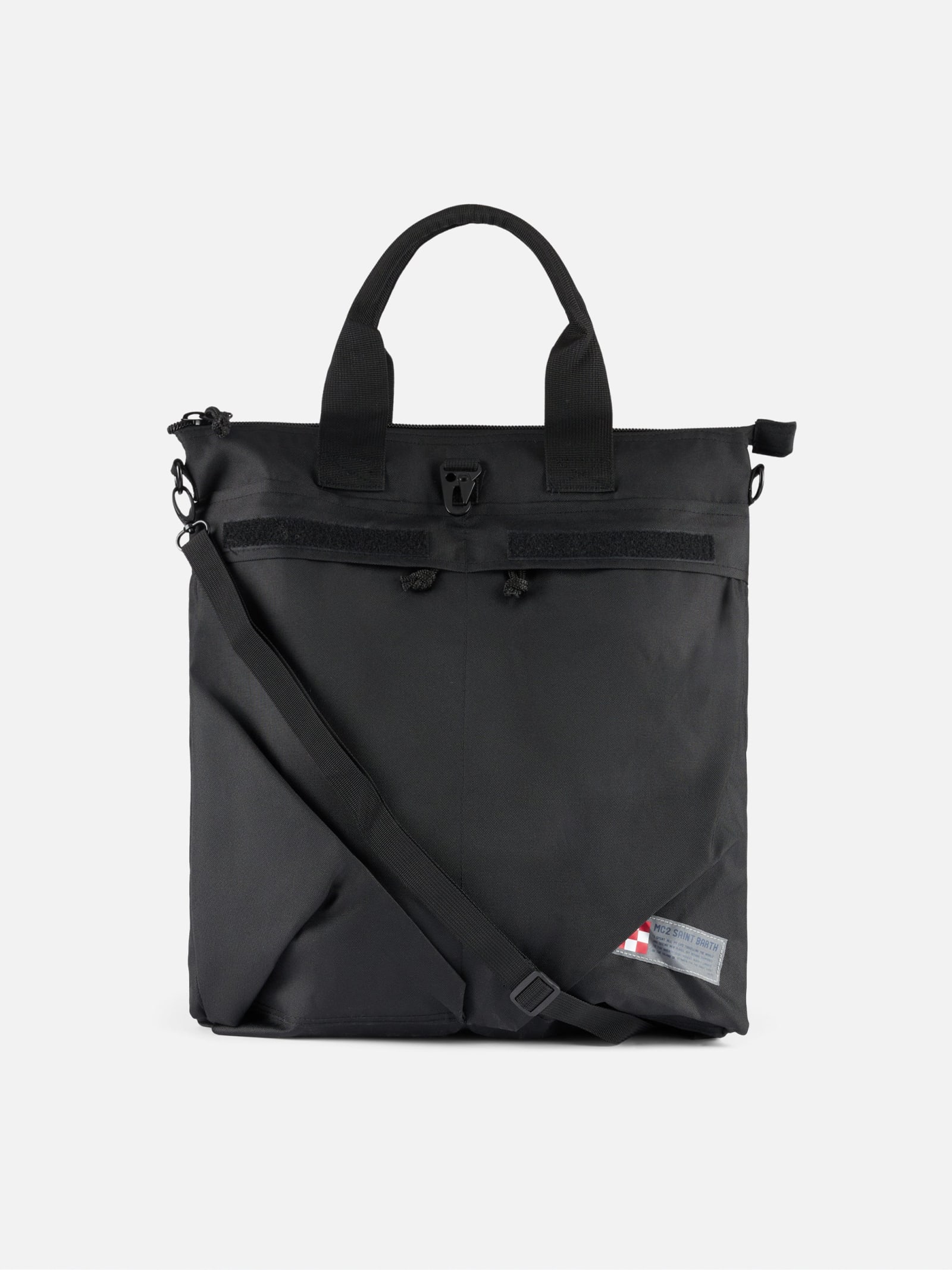 MC2 SAINT BARTH CANVAS BLACK BACKPACK 