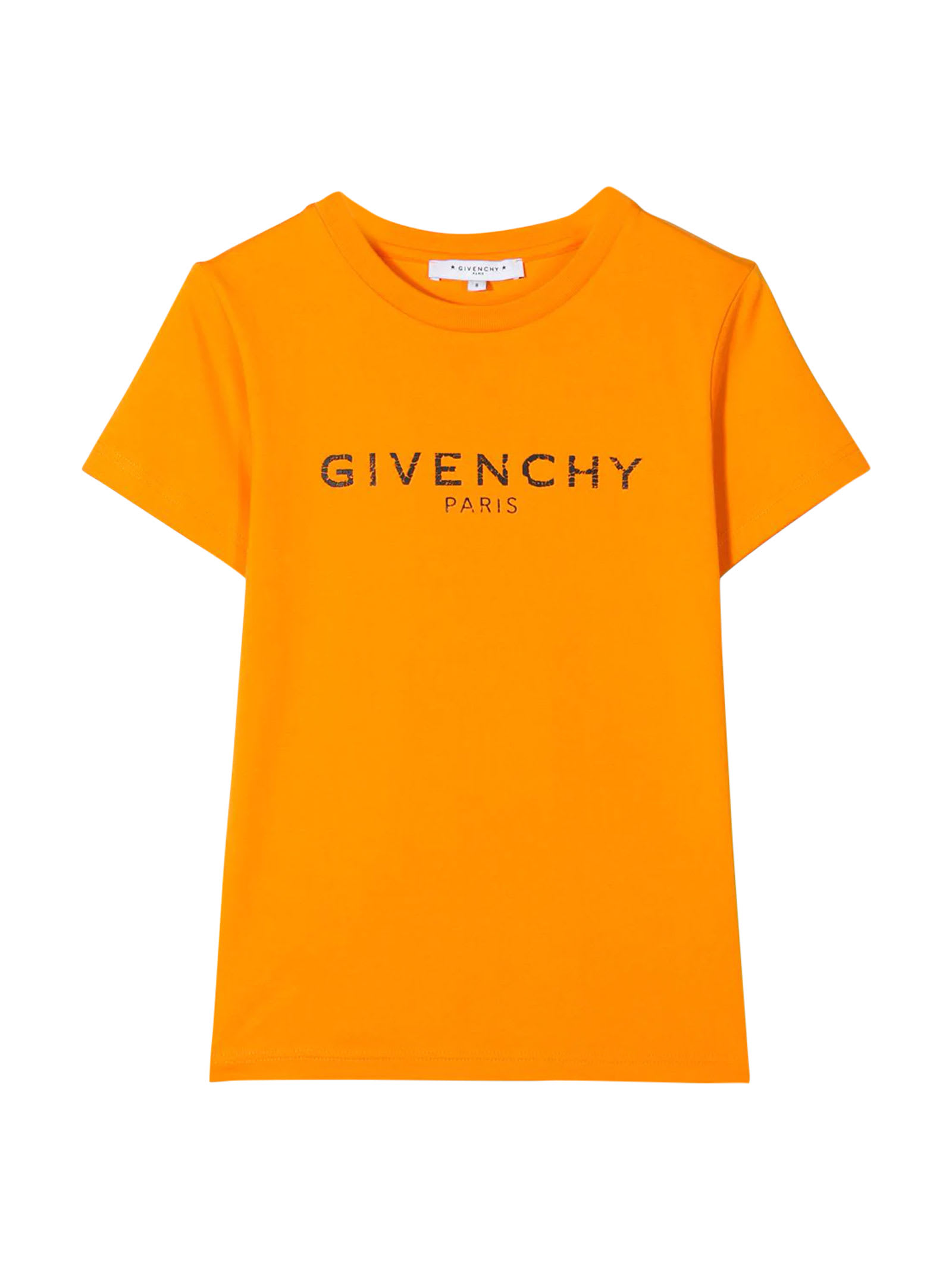 Givenchy Kids T-shirt With Print In Arancio | ModeSens