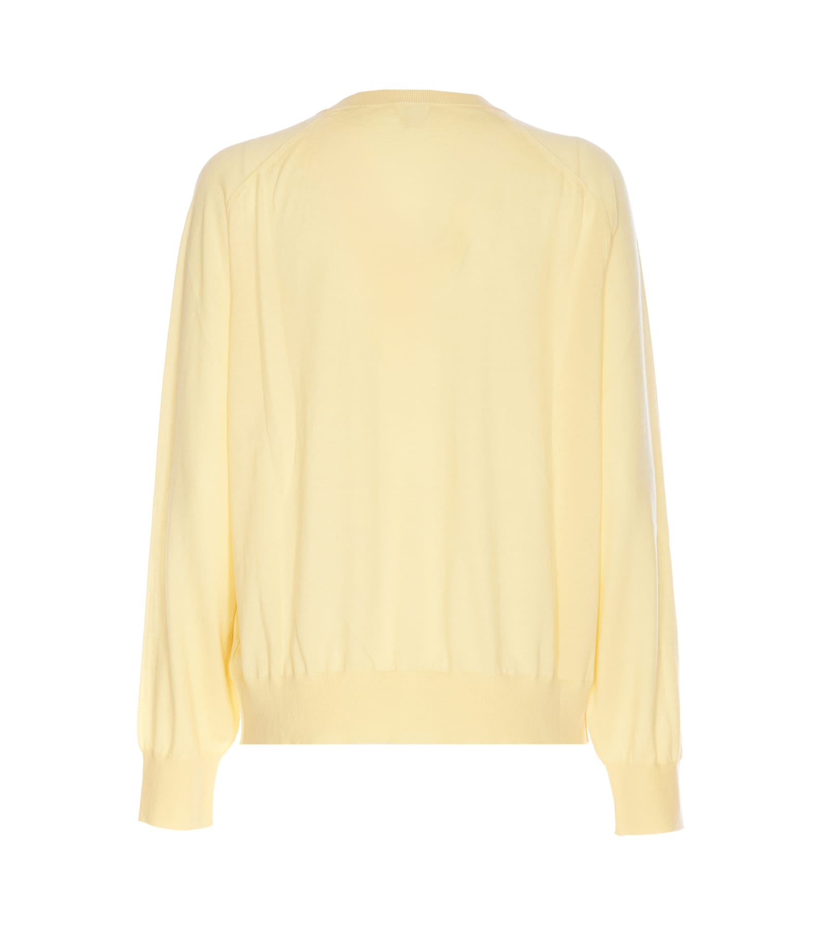 Shop Bottega Veneta Cardigan In Yellow