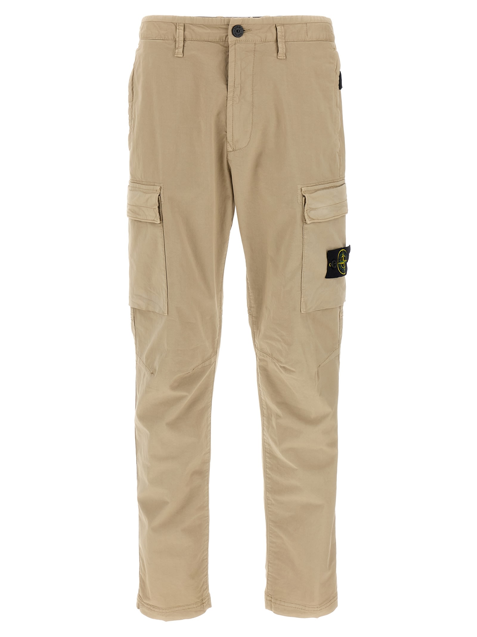 Logo Patch Cargo Pants