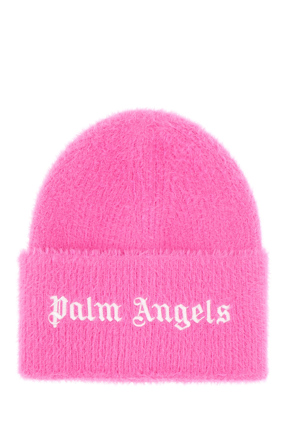 PALM ANGELS FUCHSIA NYLON BEANIE HAT