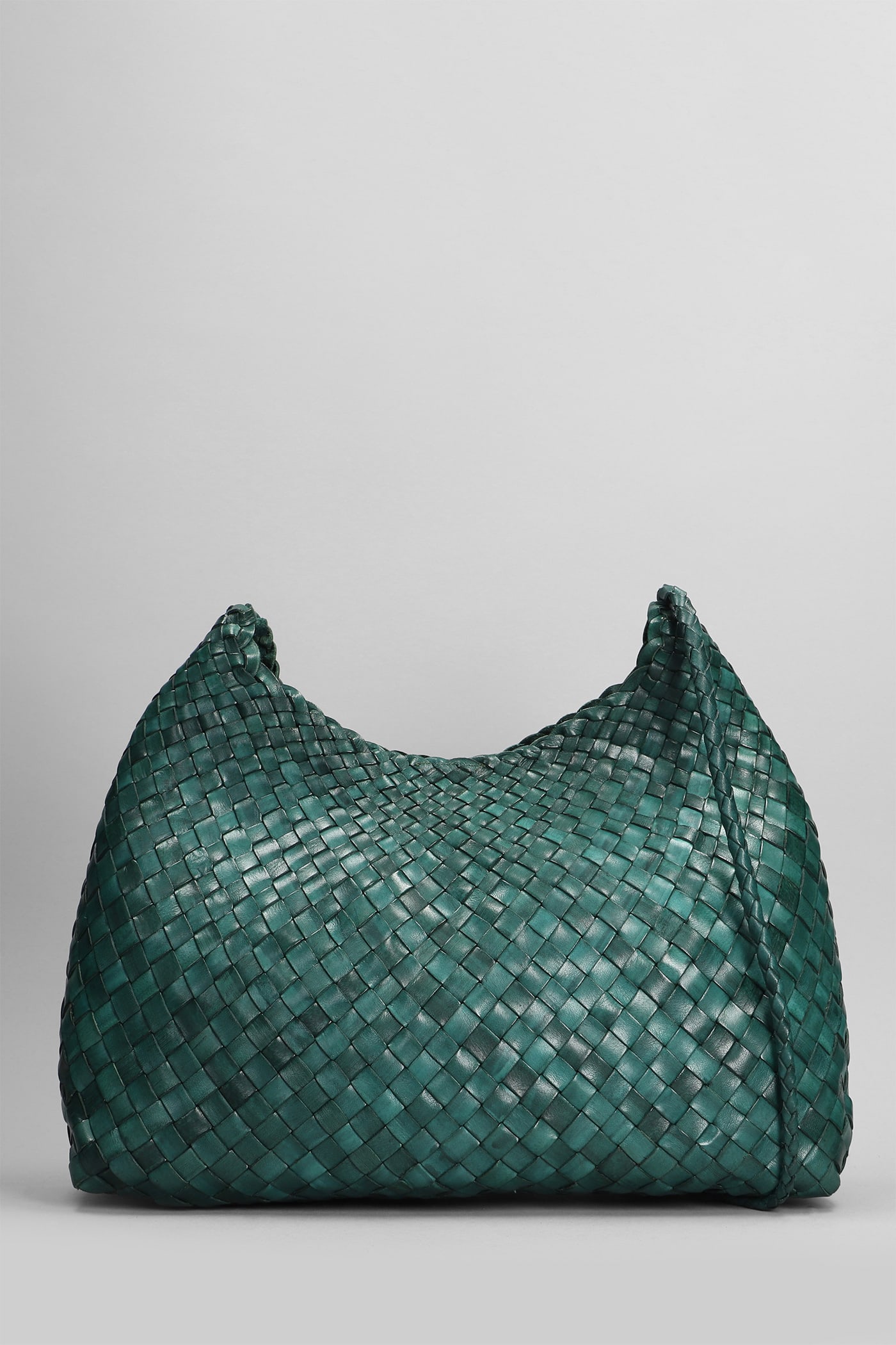 Santa Rosa Shoulder Bag In Green Leather