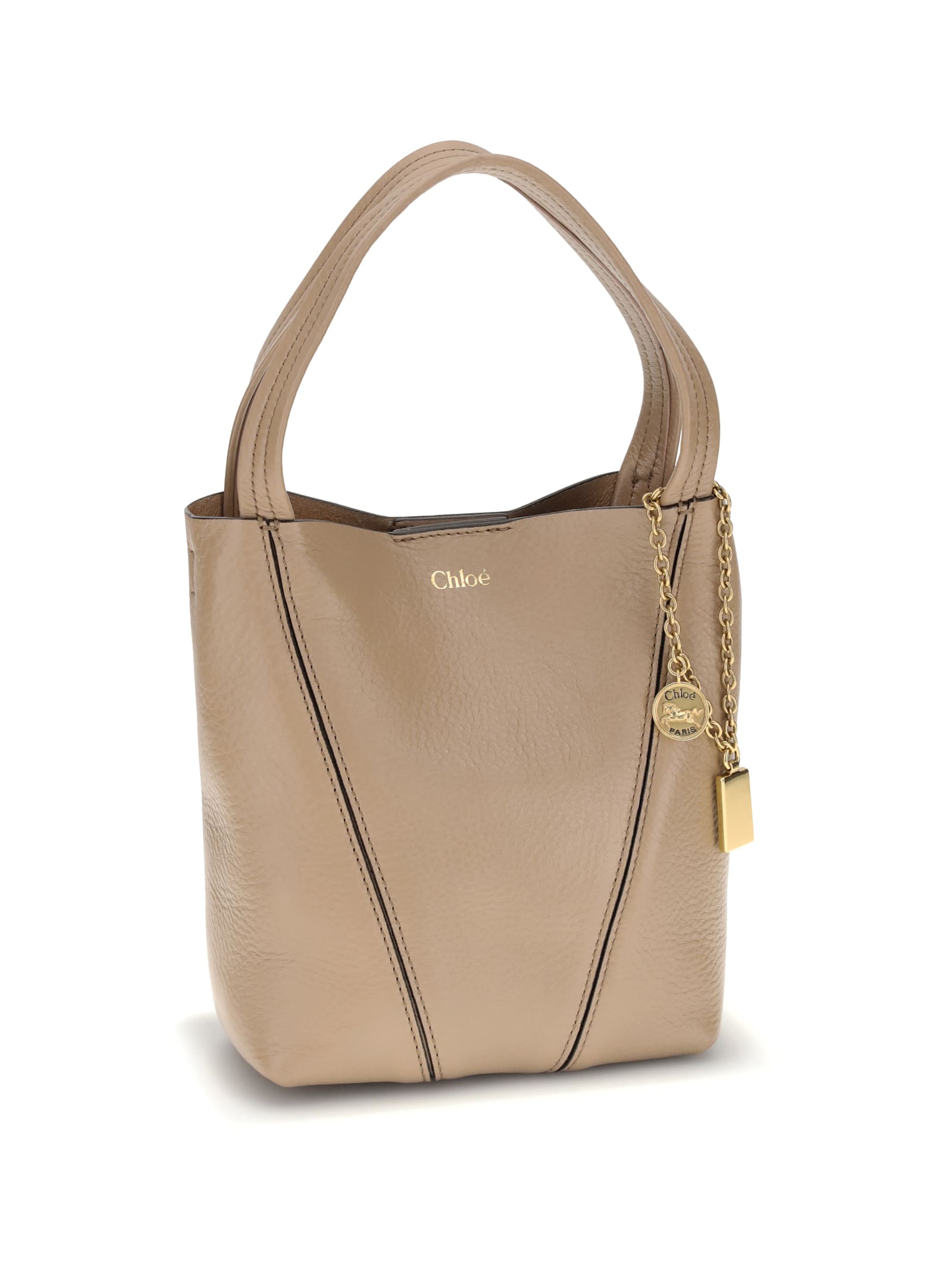 Chloé Women Spin Shoulder Bag In White