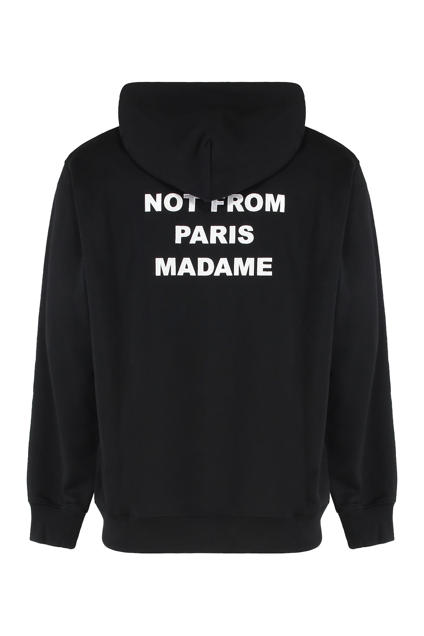 Drôle De Monsieur Le Hoodie Slogan Sweatshirt In Black