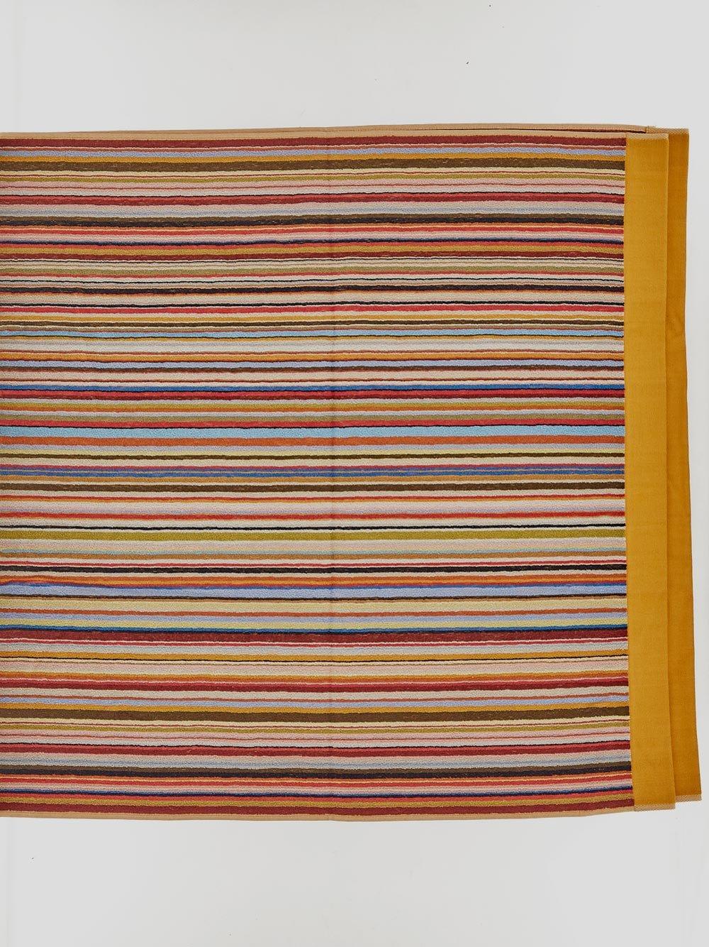 Paul Smith Striped Beach Towel In Multicolor