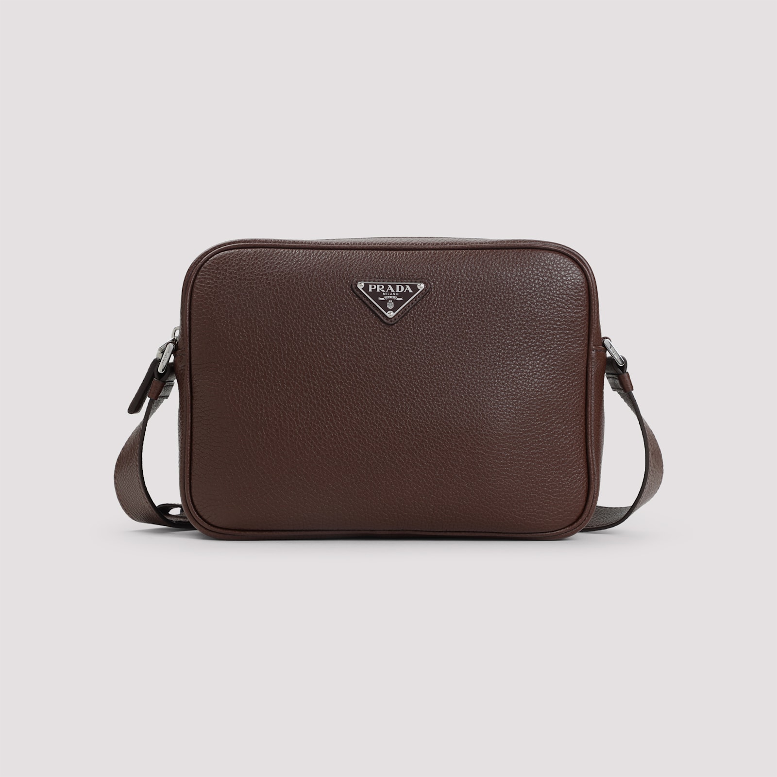 Prada Cross Body Bag In Brown