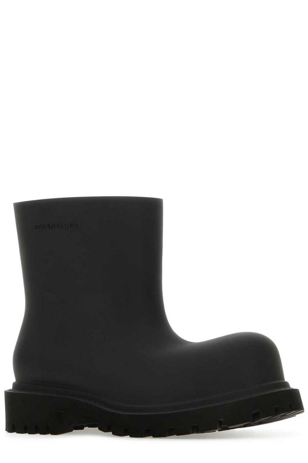 Shop Balenciaga Steroid Ankle Boots In Black