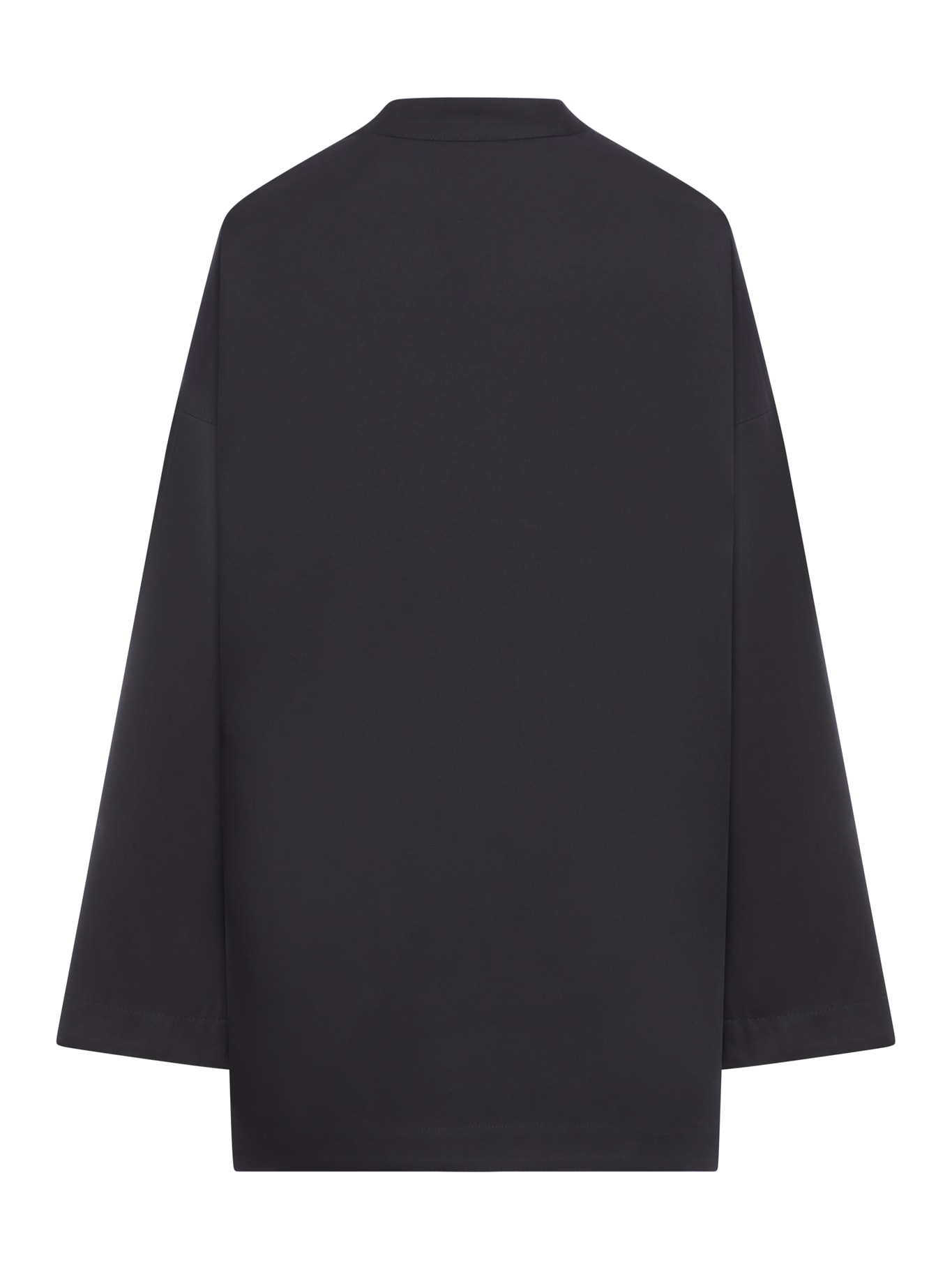 Shop Totême Oversized Cotton Cardigan In Black