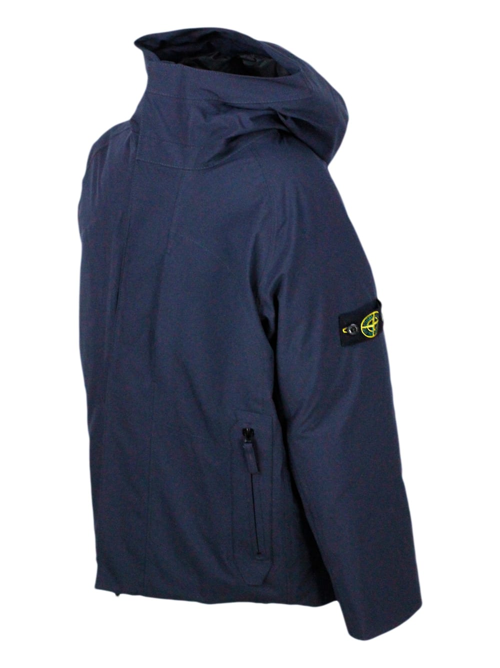 Stone Island Jacket In Blue