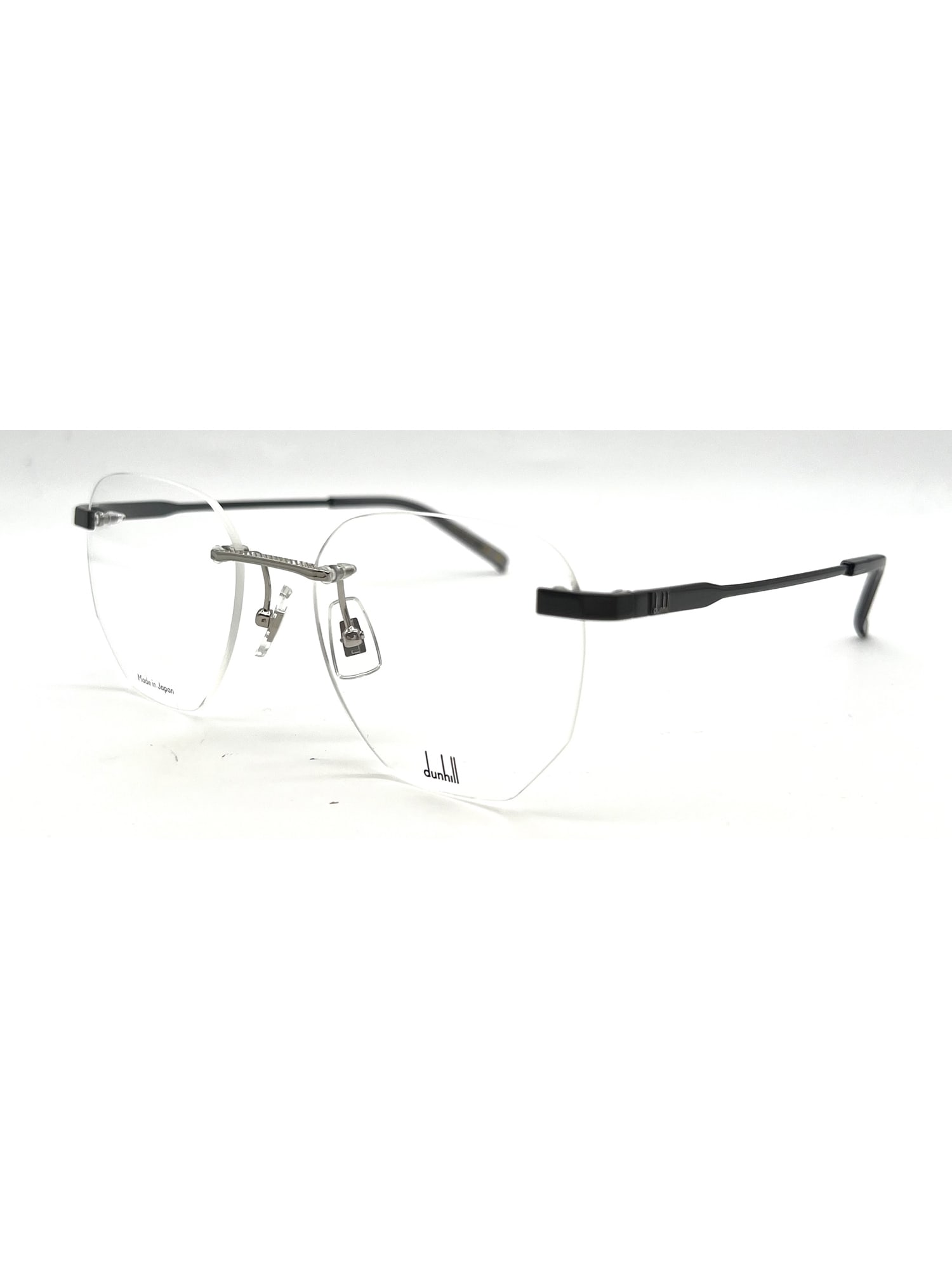 Shop Dunhill Du0066o Eyewear In Silver Grey Transpare
