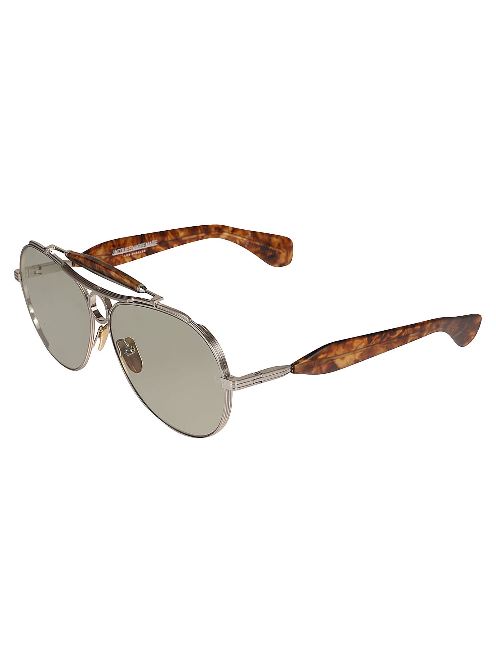 Shop Jacques Marie Mage Aspen Sunglasses In Silver