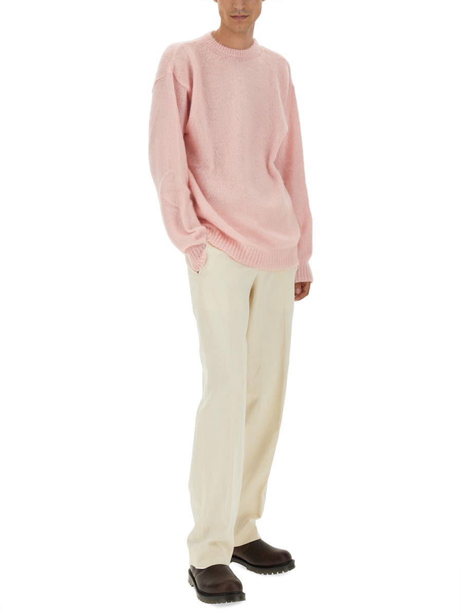 Shop Family First Milano Mohair Sweater In Pink
