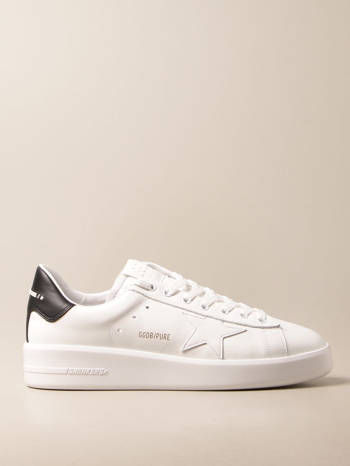 golden goose purestar leather sneakers