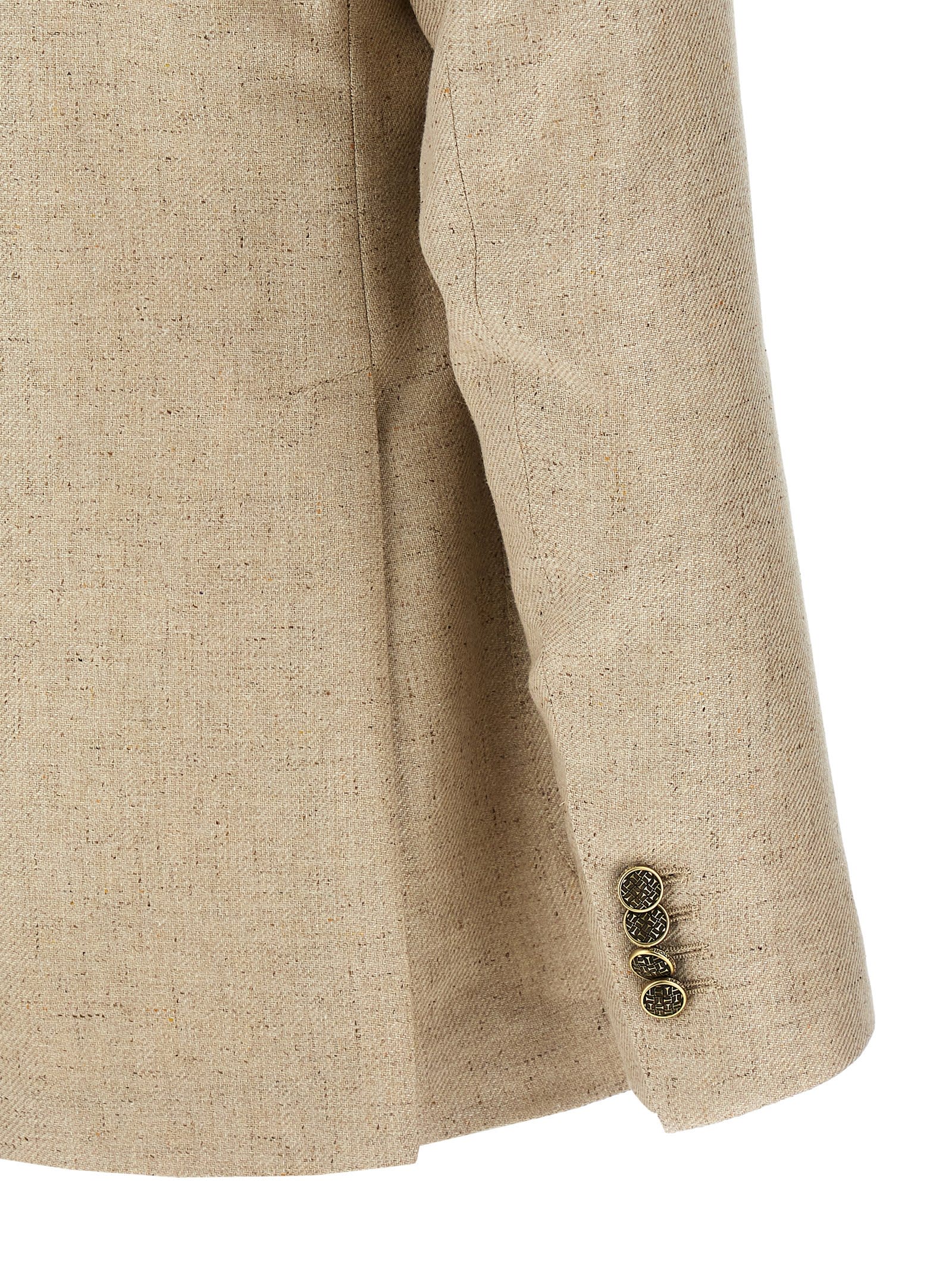 Shop Tagliatore Montecarlo Blazer In Beige