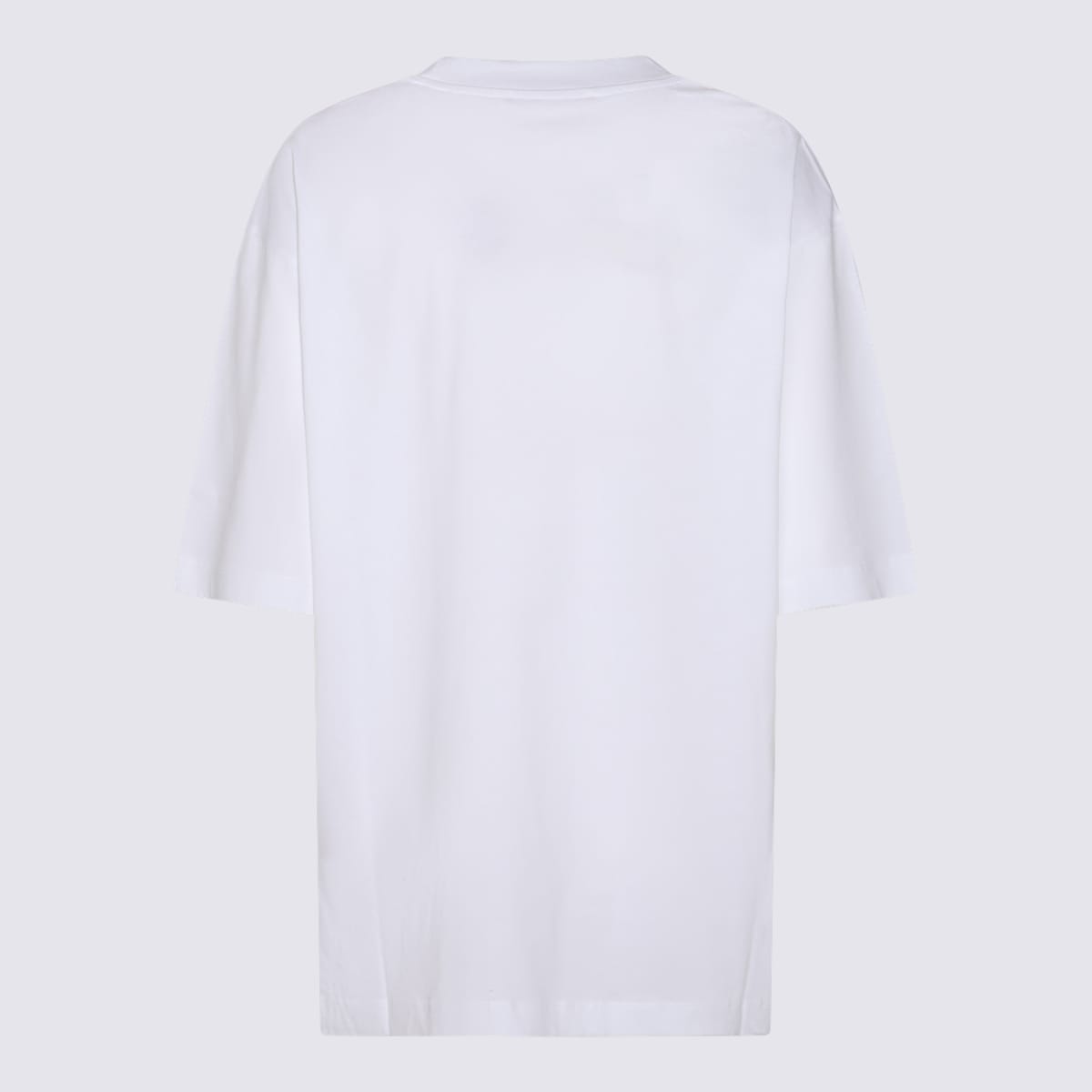 Shop Marni White Cotton T-shirt In Lily White