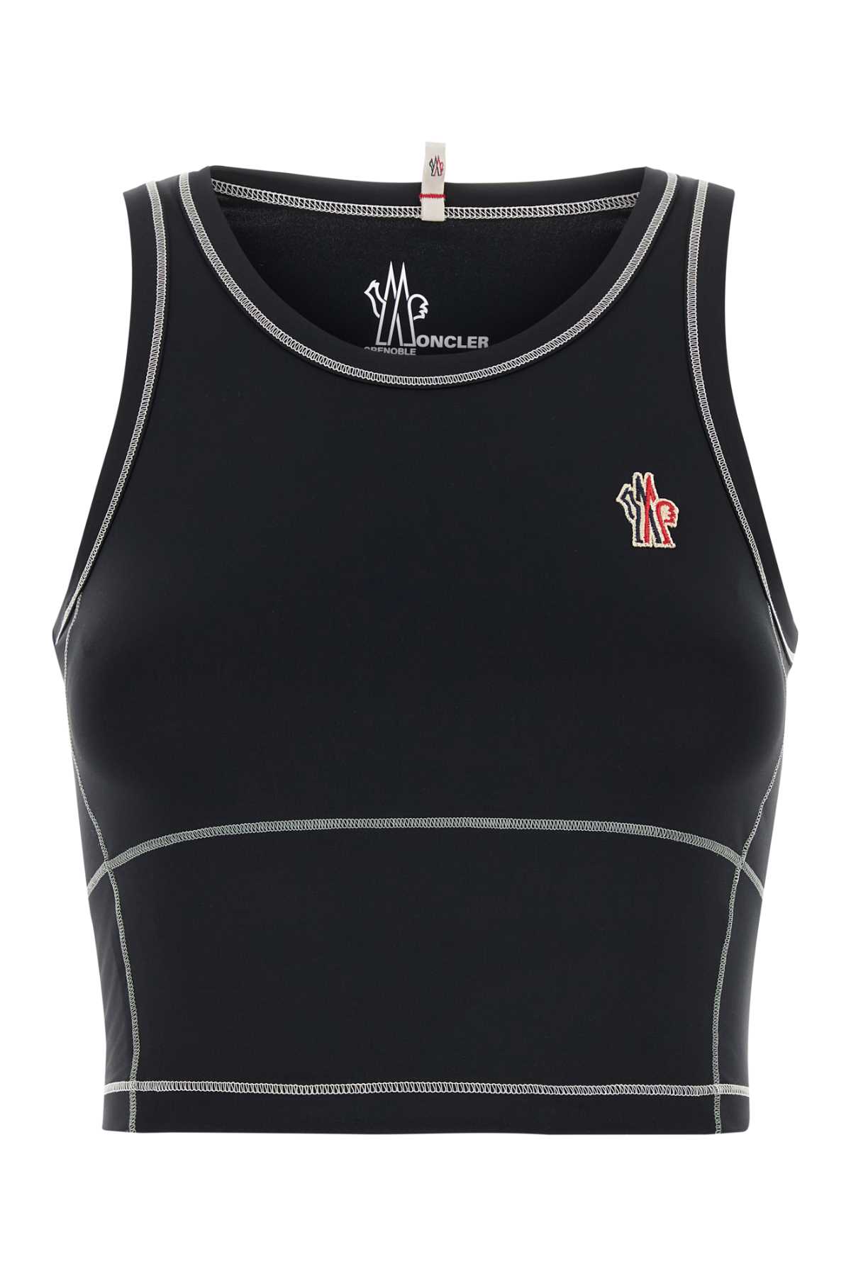 Black Stretch Nylon Top