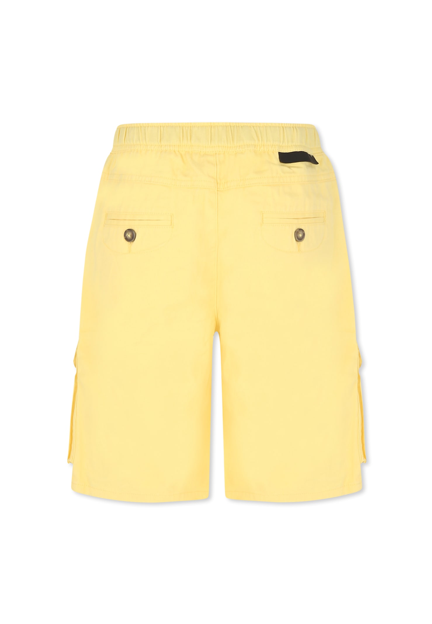 Stella Mccartney Yellow Shorts With Pockets In Yellow