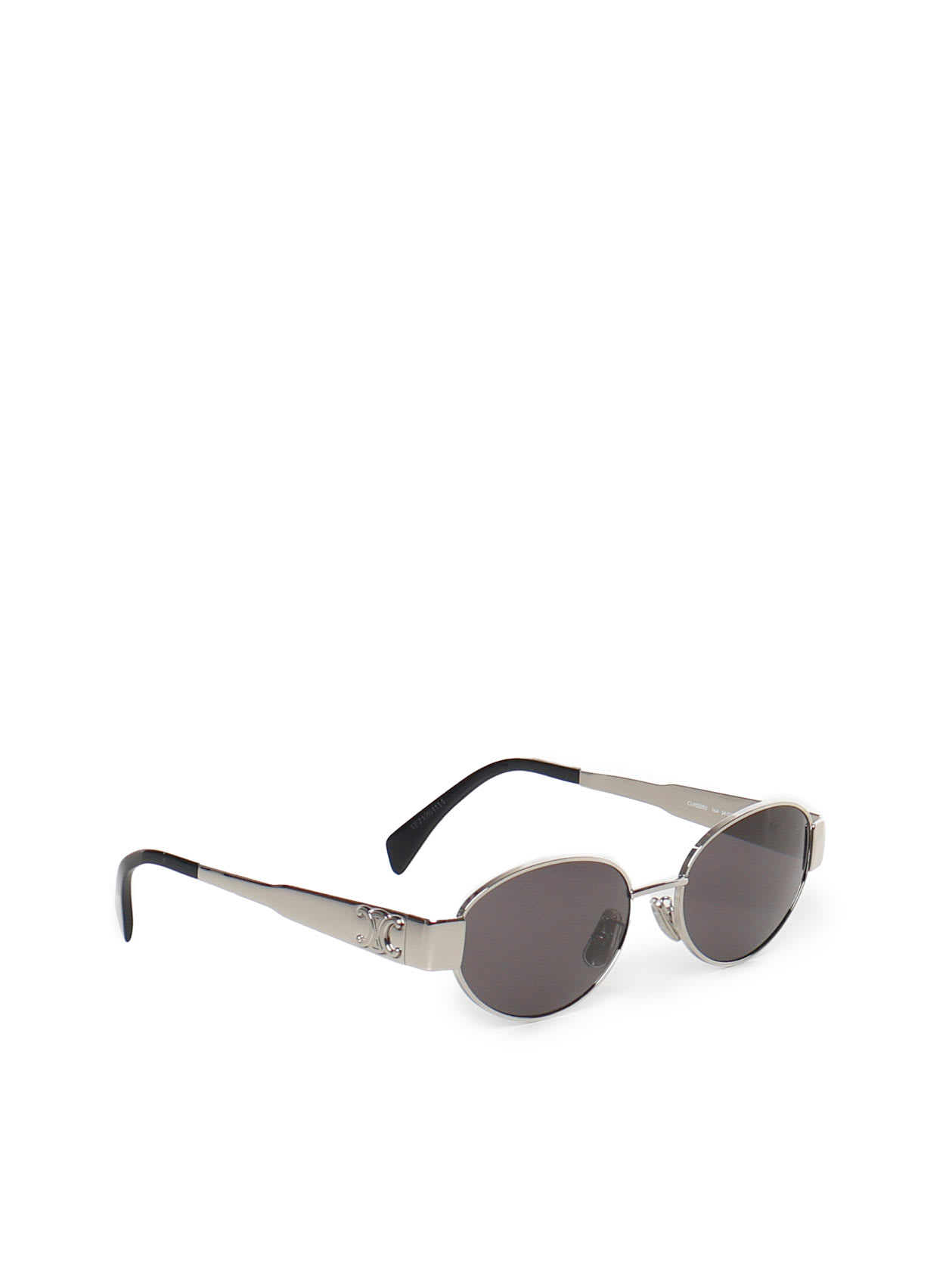 Celine Triomphe Metal 01 Metal Sunglasses In Black