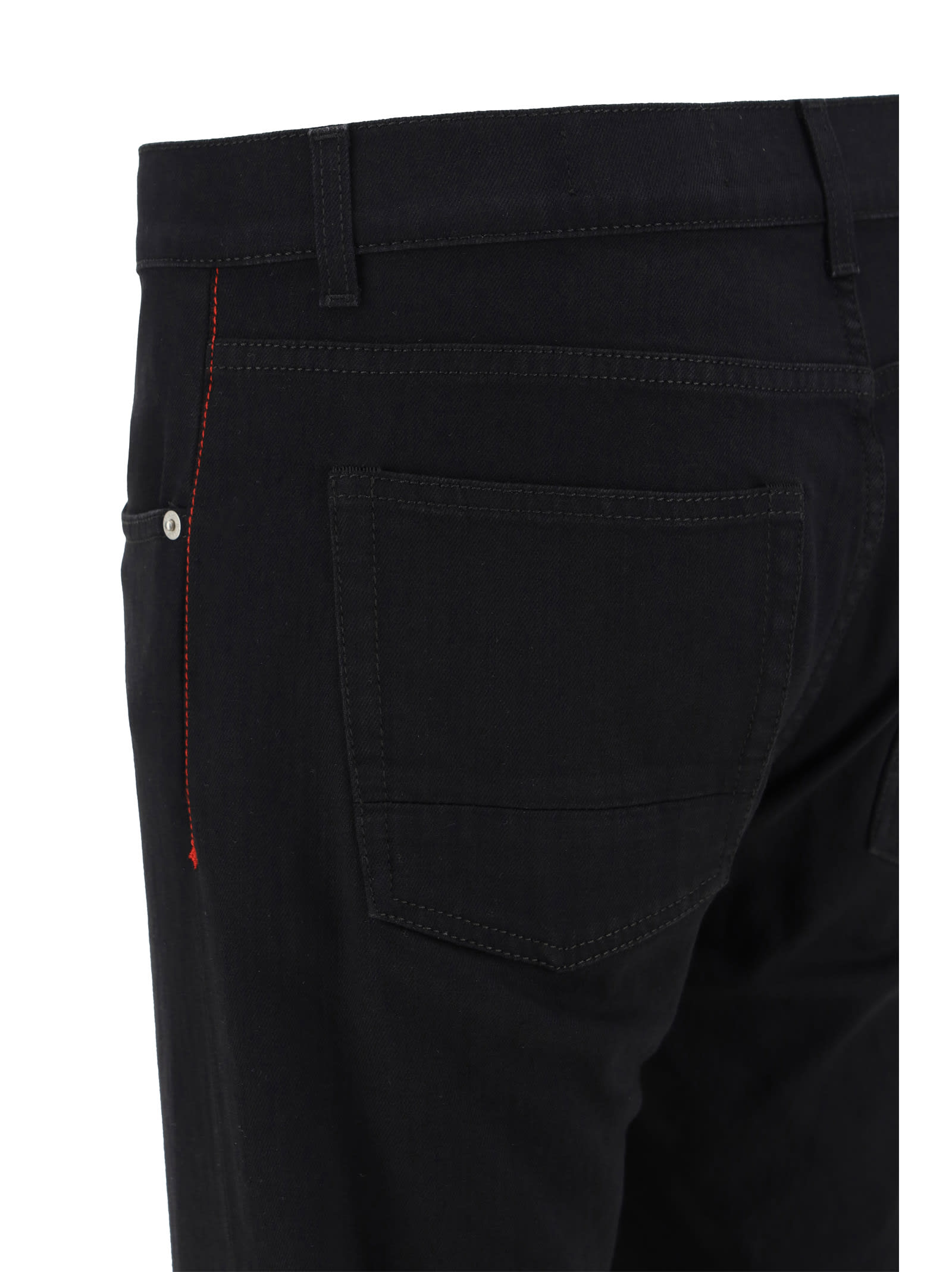 Alexander Mcqueen Trousers Denim Five Pockets In Black