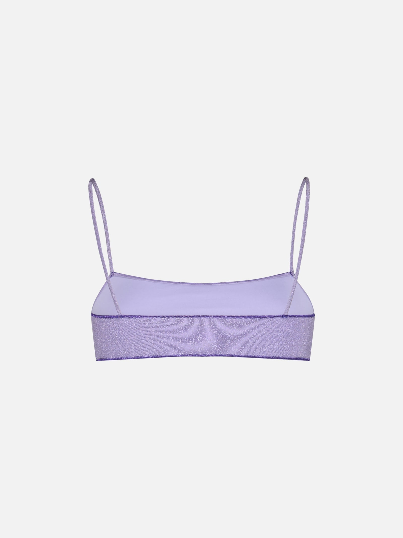 MC2 SAINT BARTH WOMAN LUREX BRALETTE BEACH TOP SADIE