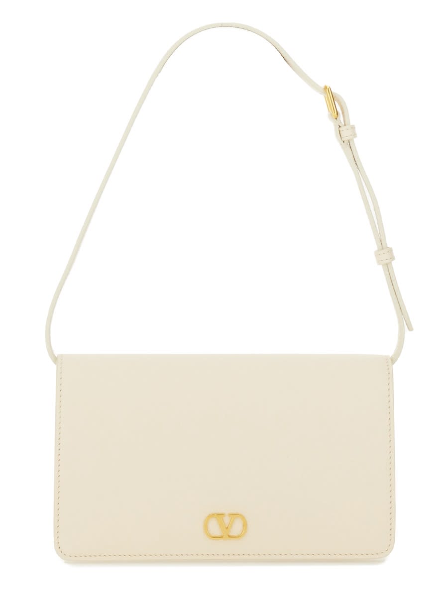 Valentino Vlogo Signature Mini Bag In White