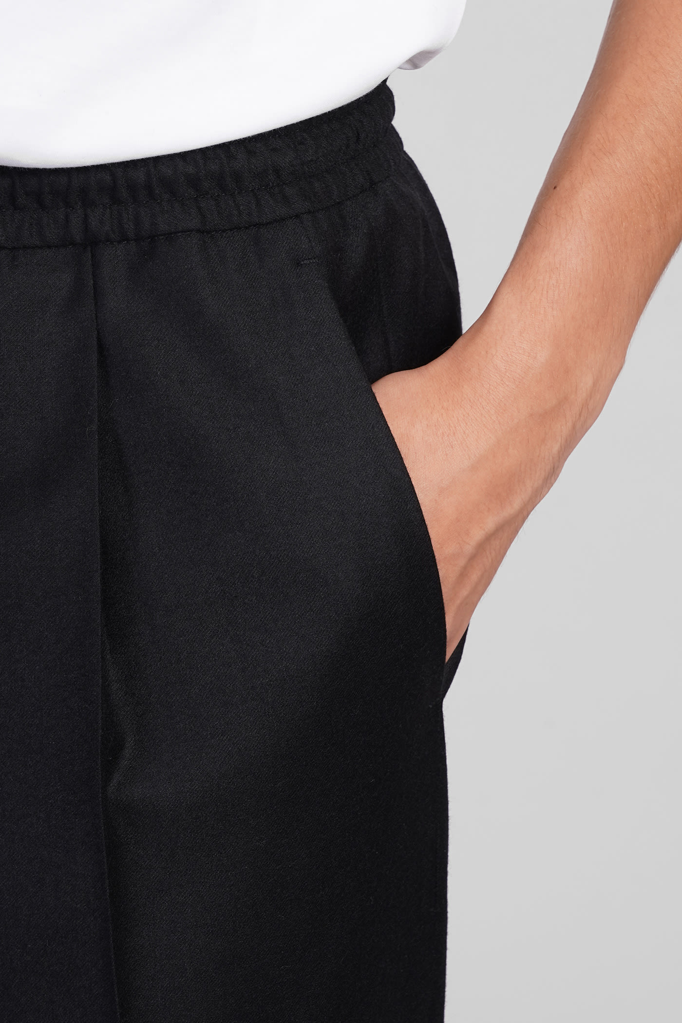 Shop Briglia 1949 Wimbledons Pants In Black Wool